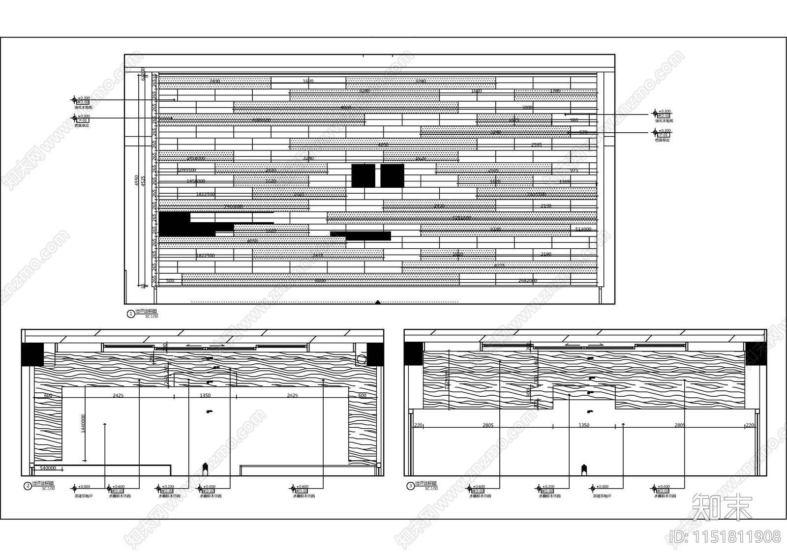 联合办公空间室内cad施工图下载【ID:1151811908】