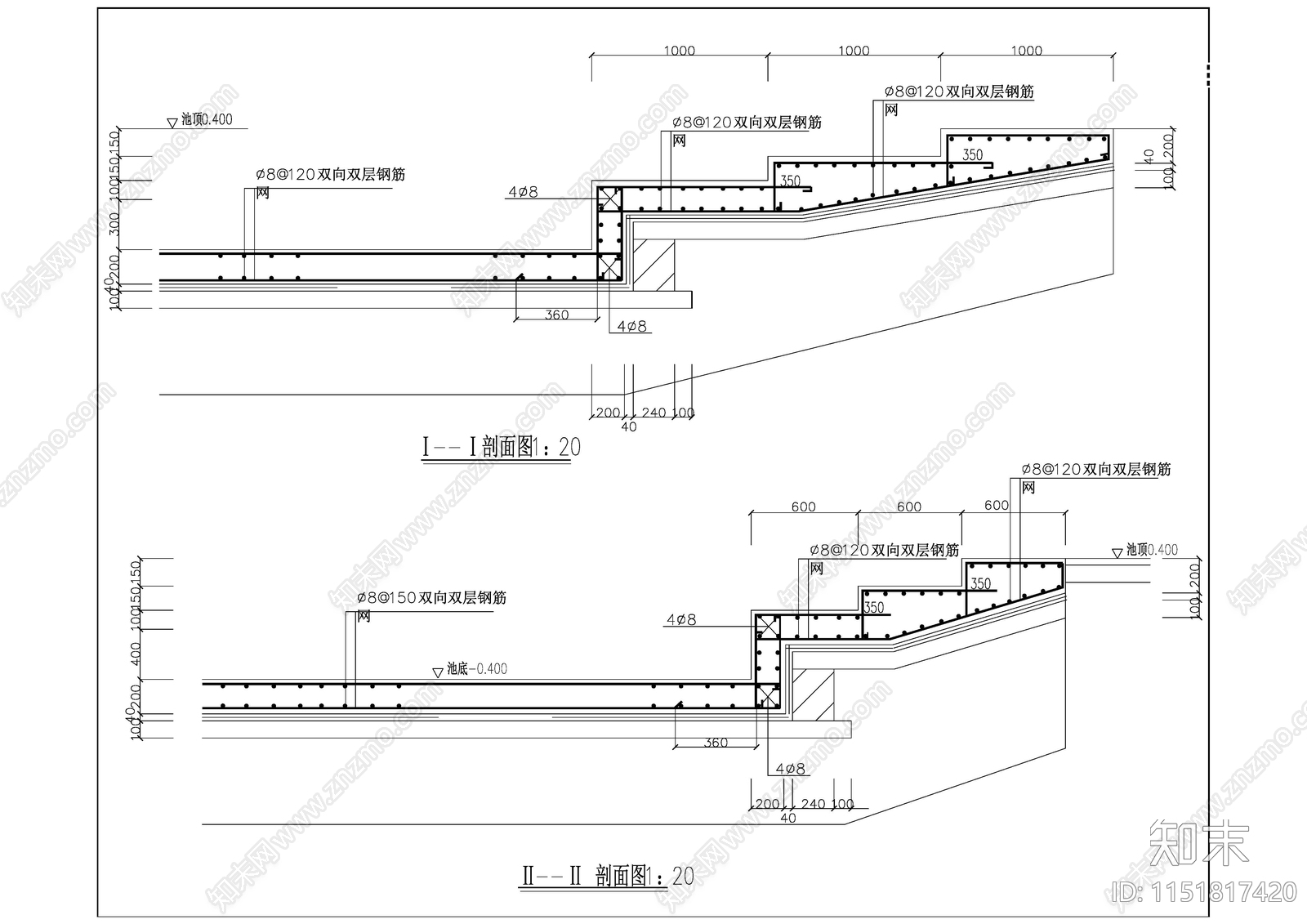 儿童乐园水景cad施工图下载【ID:1151817420】