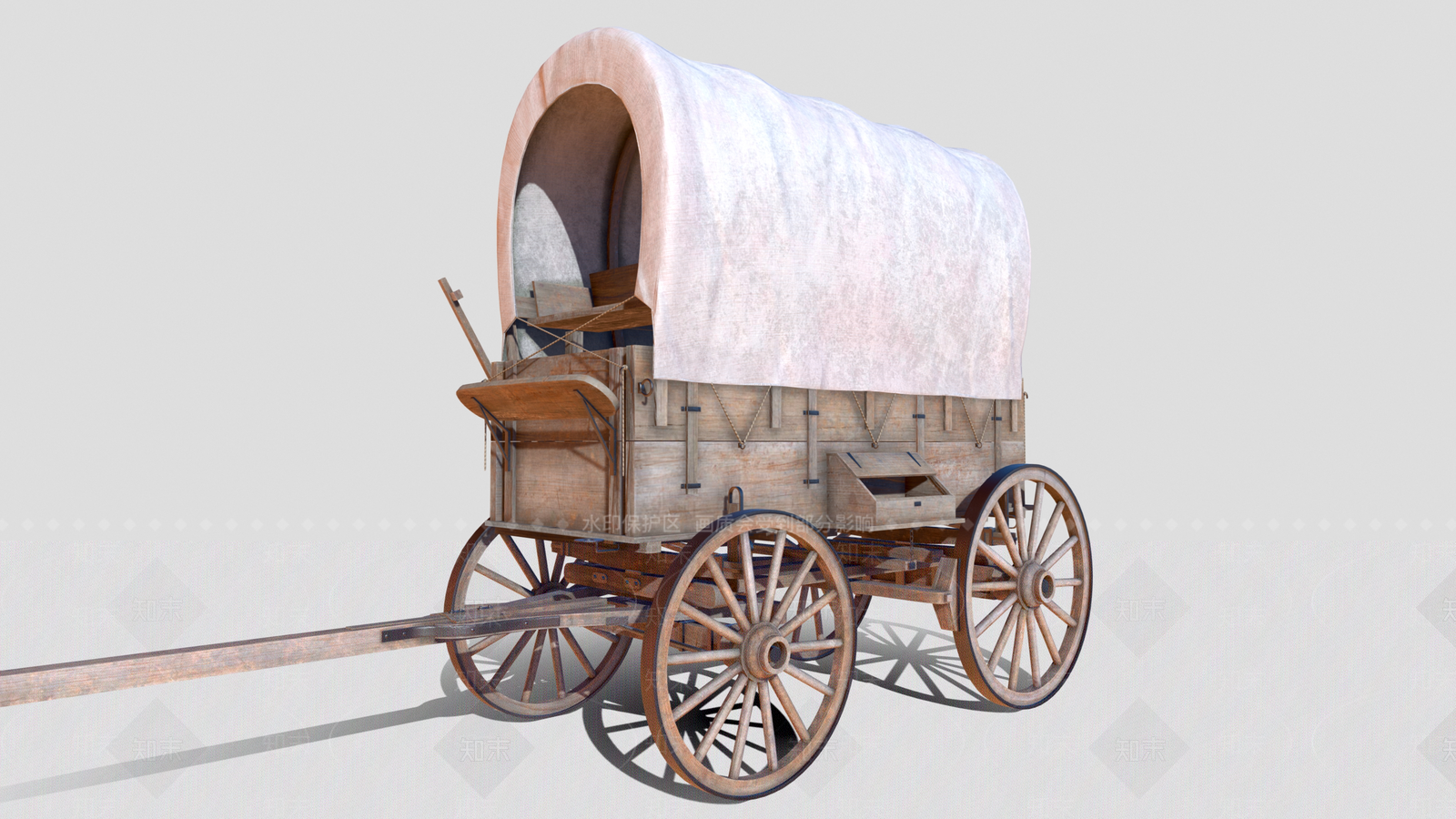 马车3D模型下载【ID:1151818158】