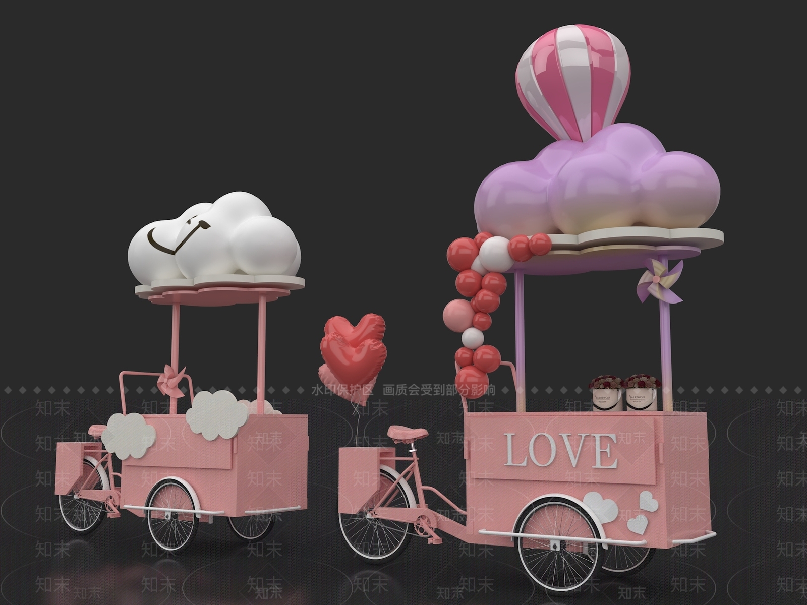 售货车3D模型下载【ID:1151818569】