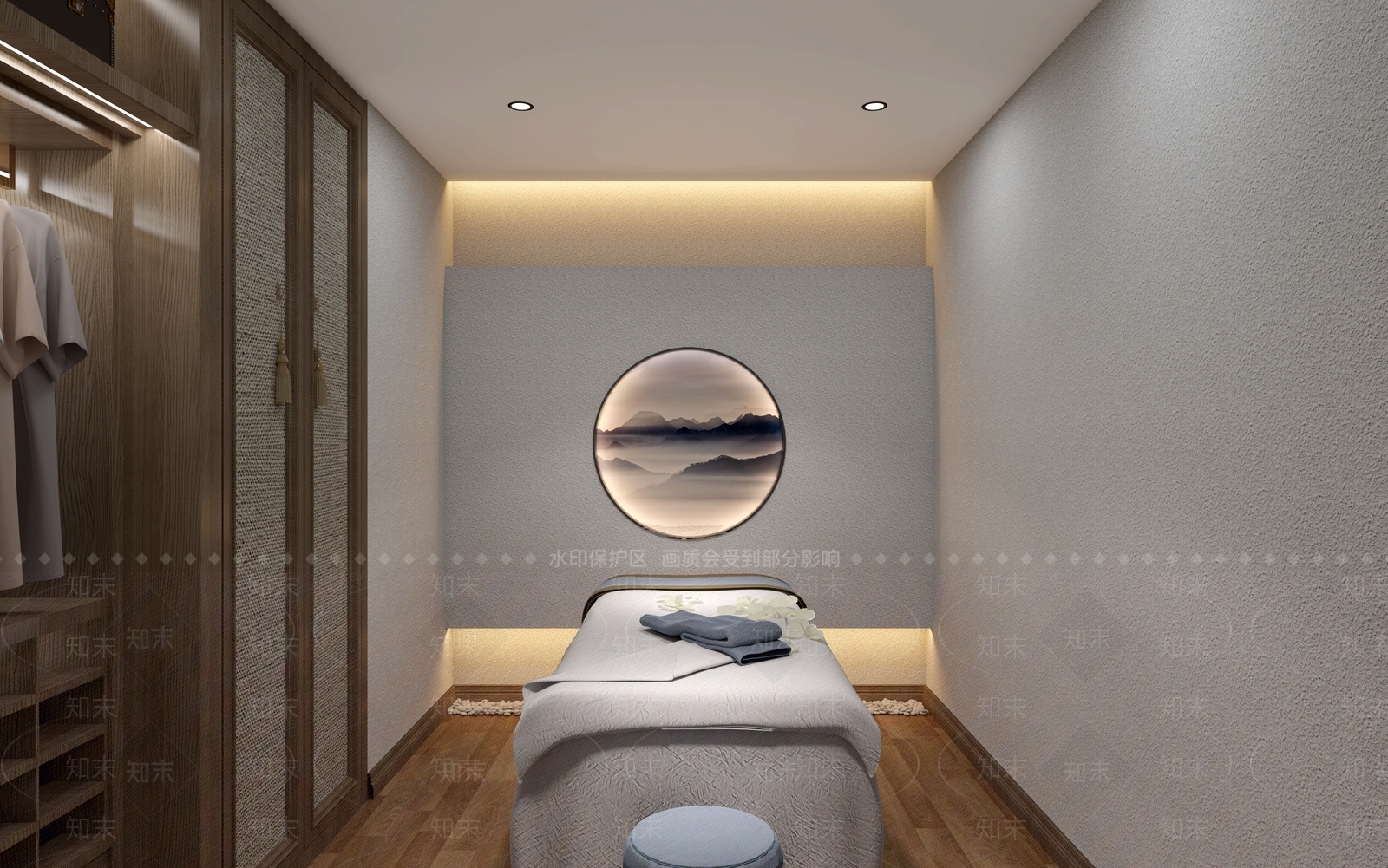 新中式美容SPA店3D模型下载【ID:1151824449】