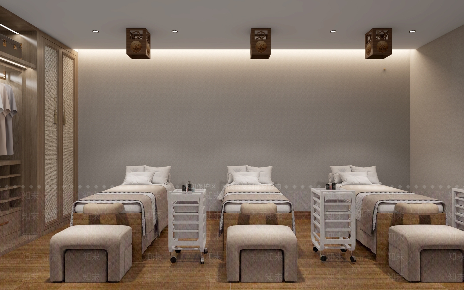 新中式美容SPA店3D模型下载【ID:1151824717】