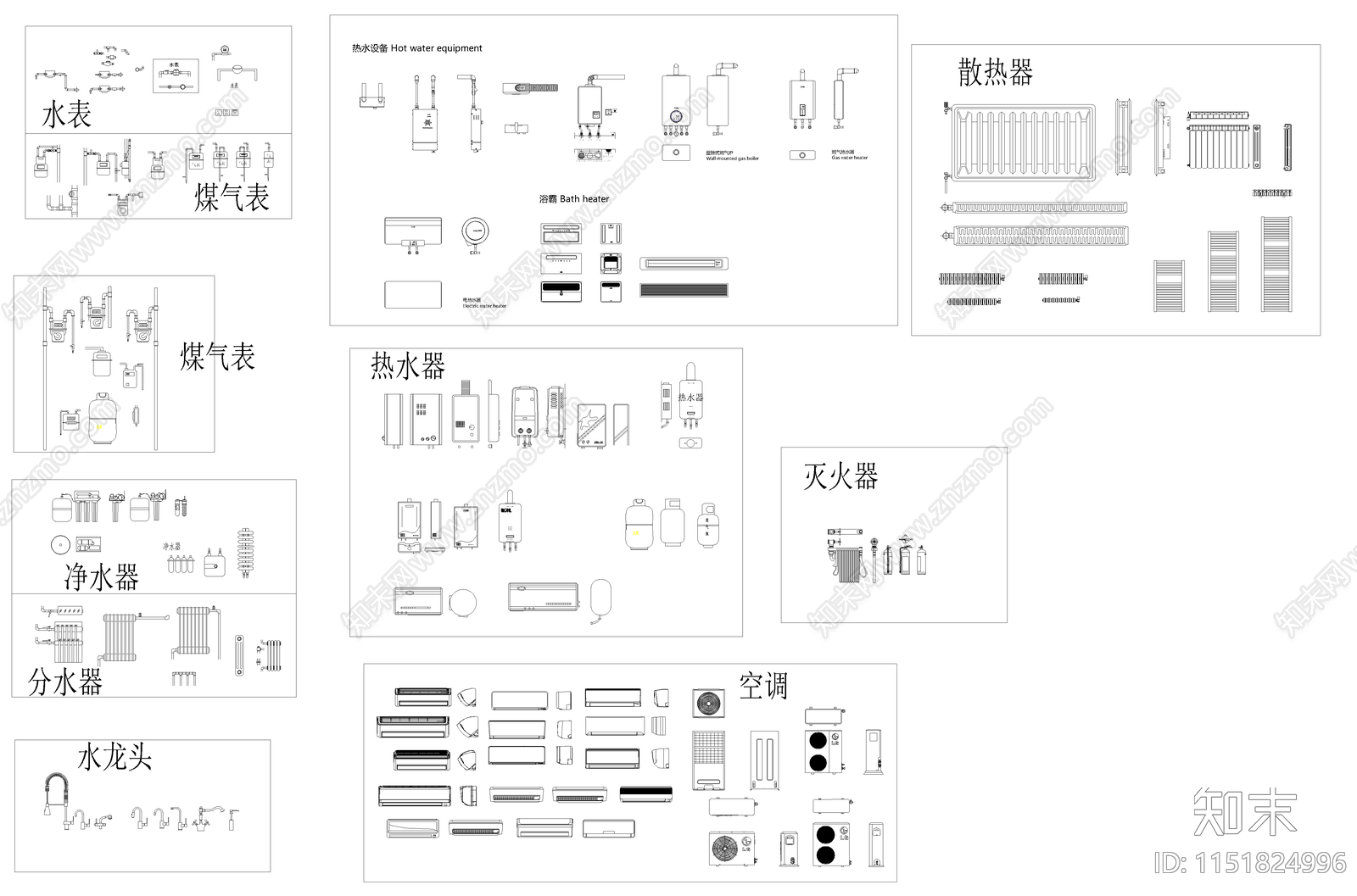 家庭常用仪表仪器施工图下载【ID:1151824996】