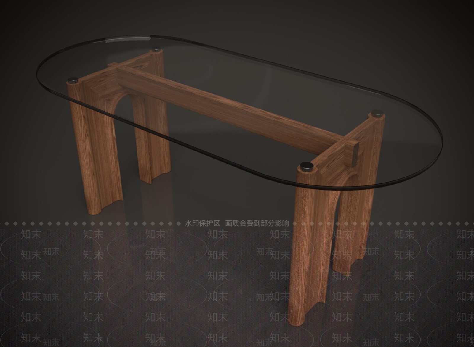 现代餐桌3D模型下载【ID:1151825419】