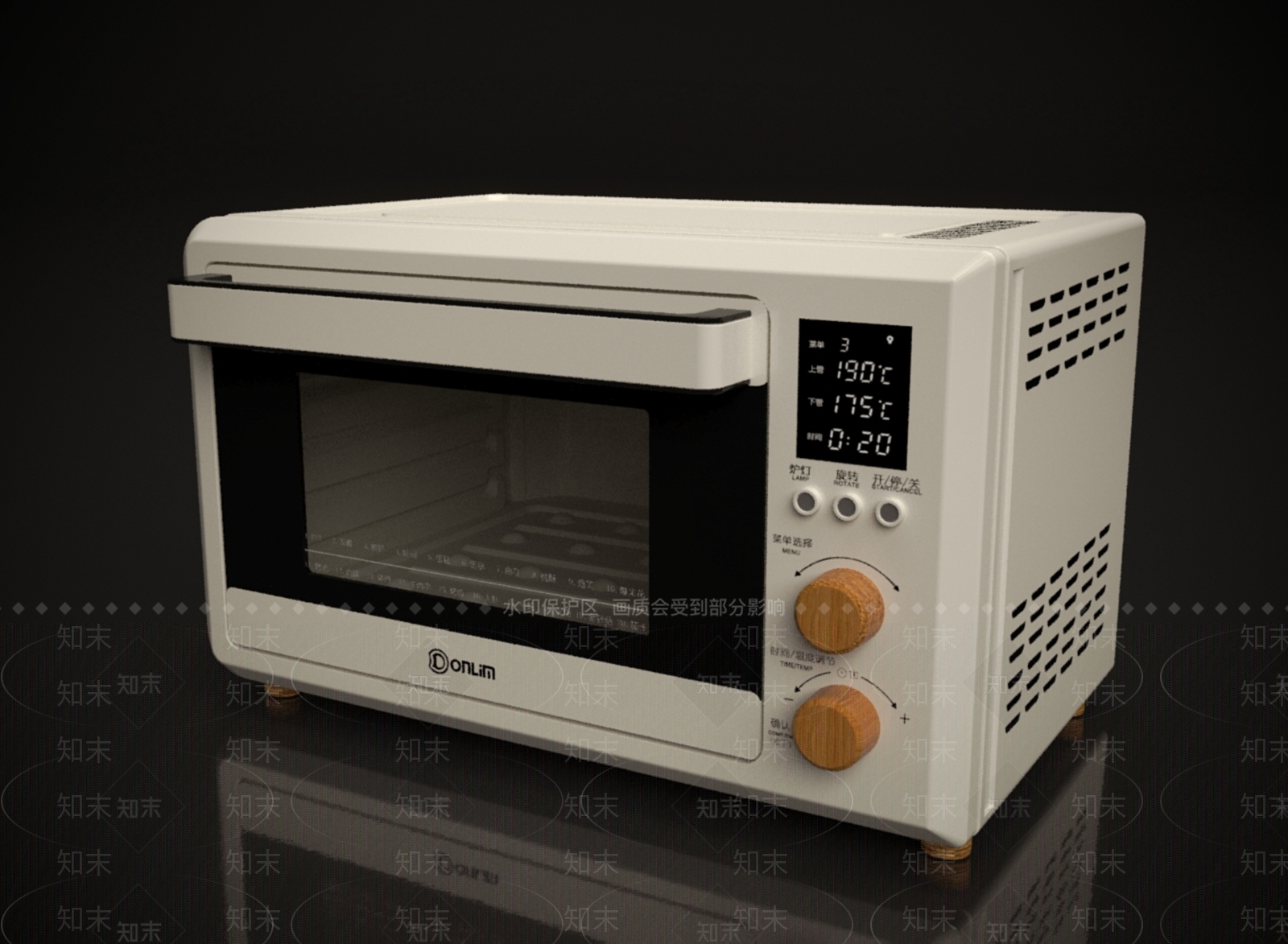 厨电微波炉3D模型下载【ID:1151828497】