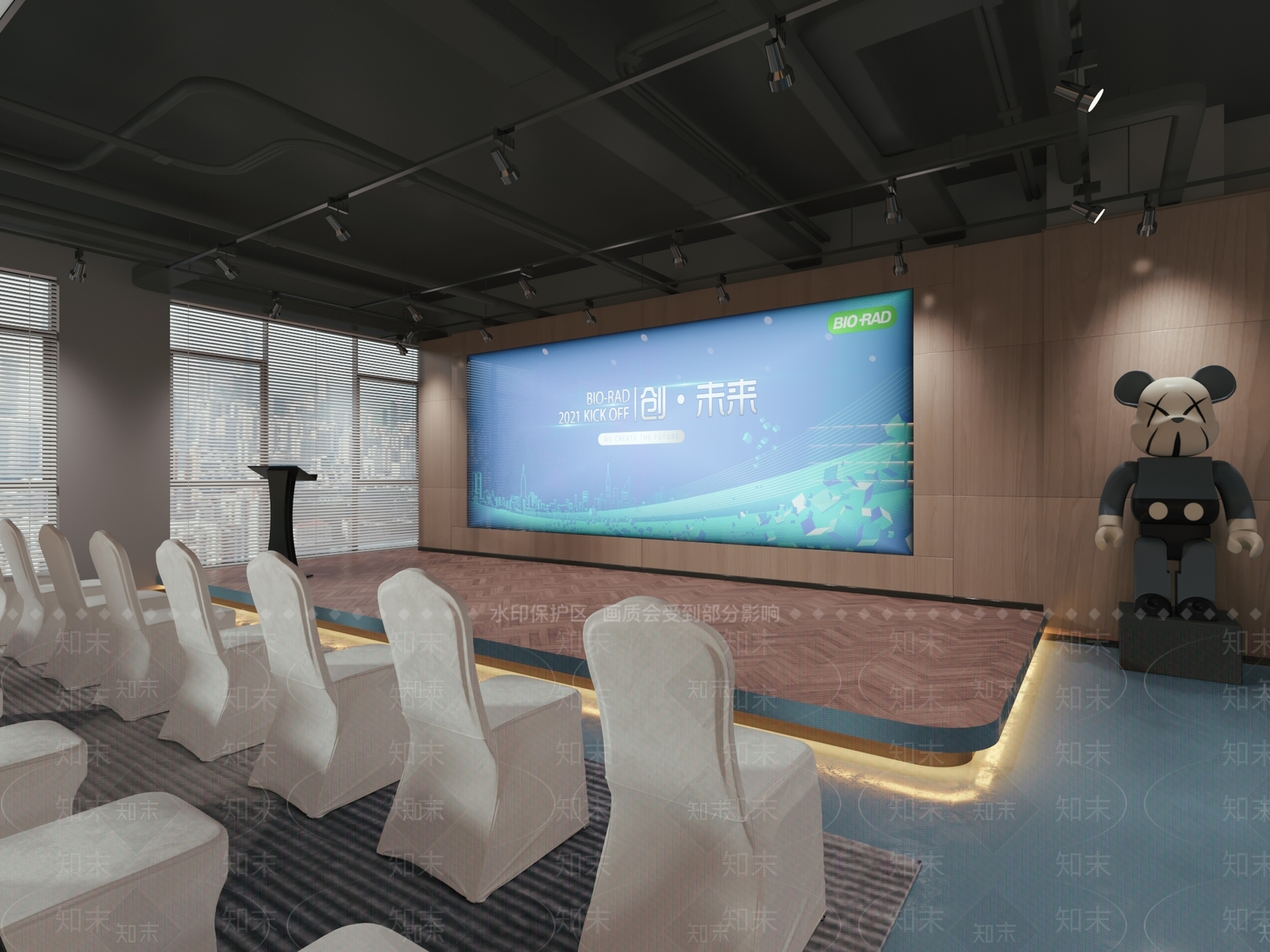 现代报告厅3D模型下载【ID:1151830393】