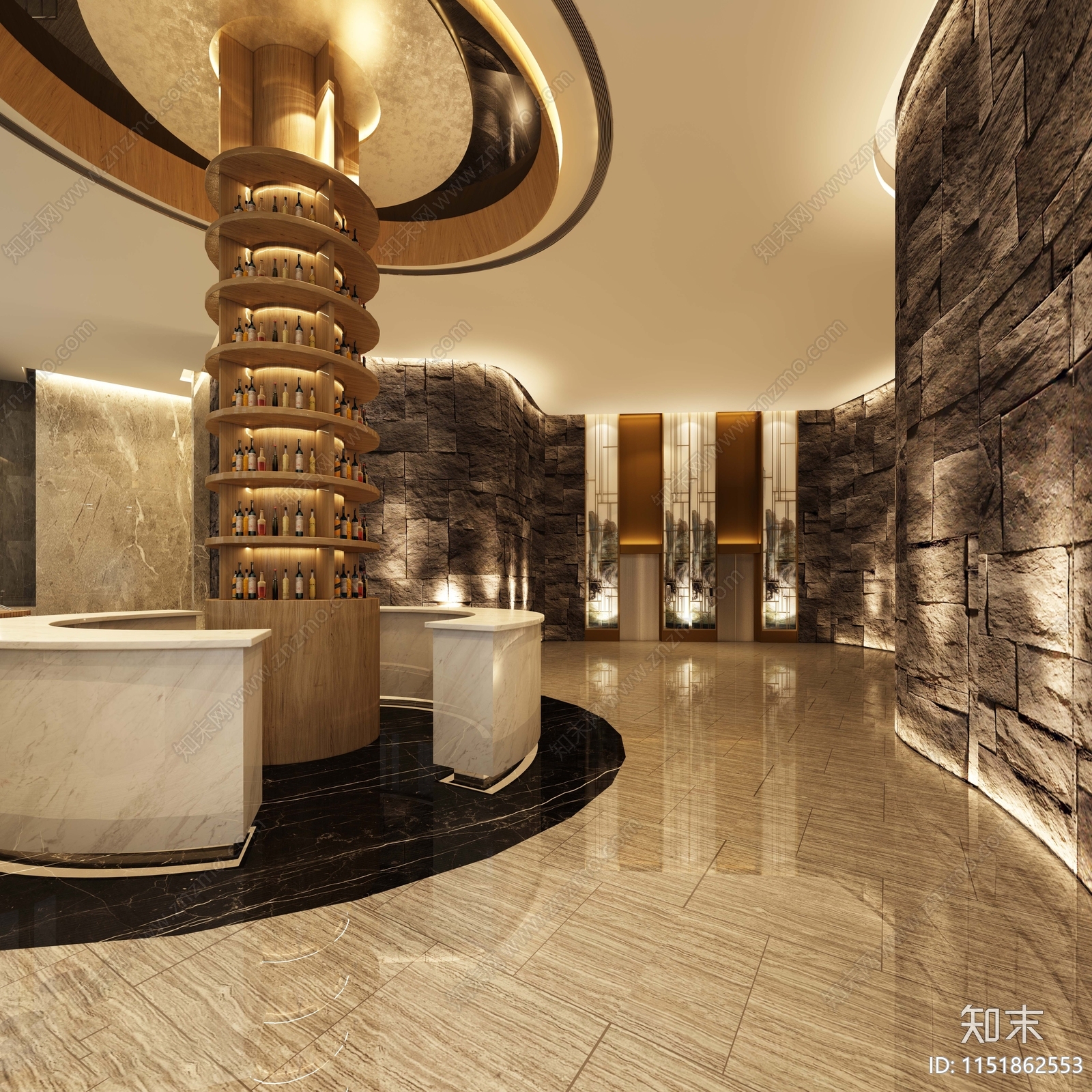 5000㎡洗浴中心cad施工图下载【ID:1151862553】