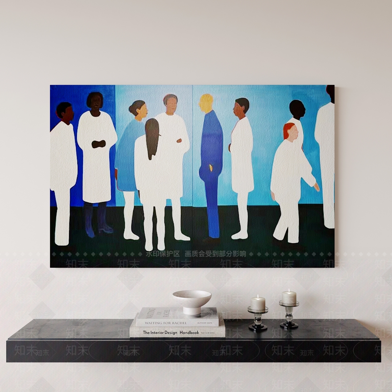 现代人物装饰画SU模型下载【ID:1152068167】