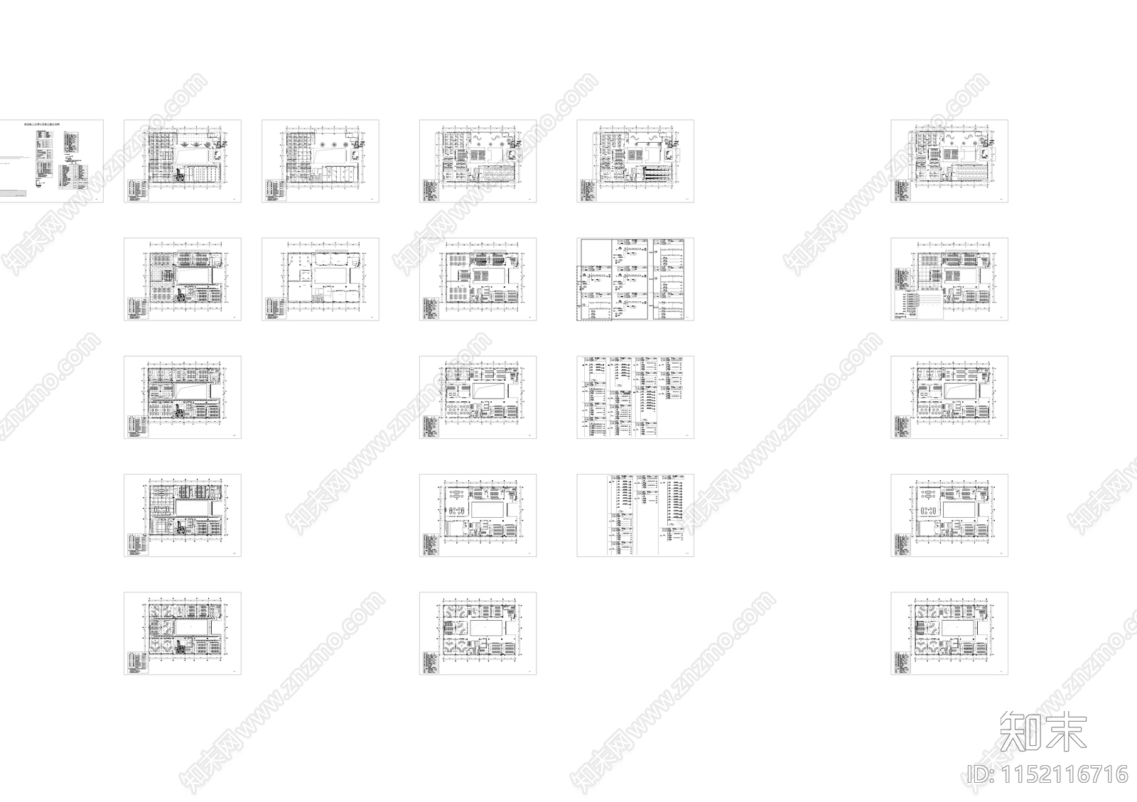 职业技术学校宿舍实训楼建筑cad施工图下载【ID:1152116716】