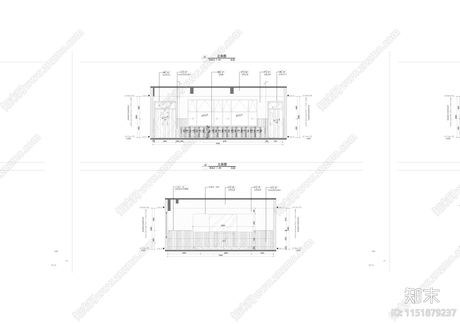 实训楼建筑cad施工图下载【ID:1151879237】