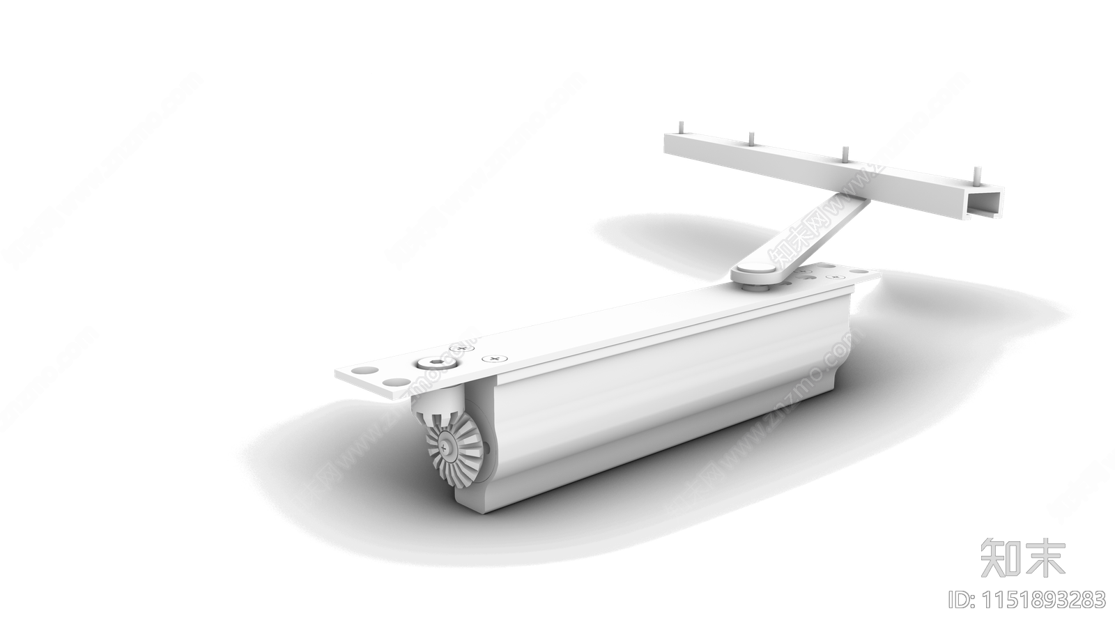 现代通用隐藏式闭门器SU模型下载【ID:1151893283】