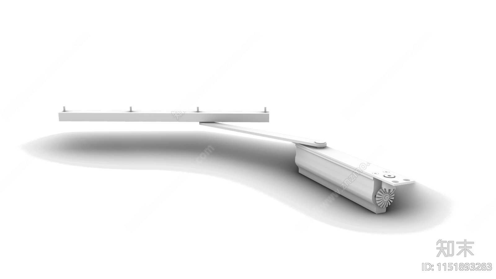 现代通用隐藏式闭门器SU模型下载【ID:1151893283】