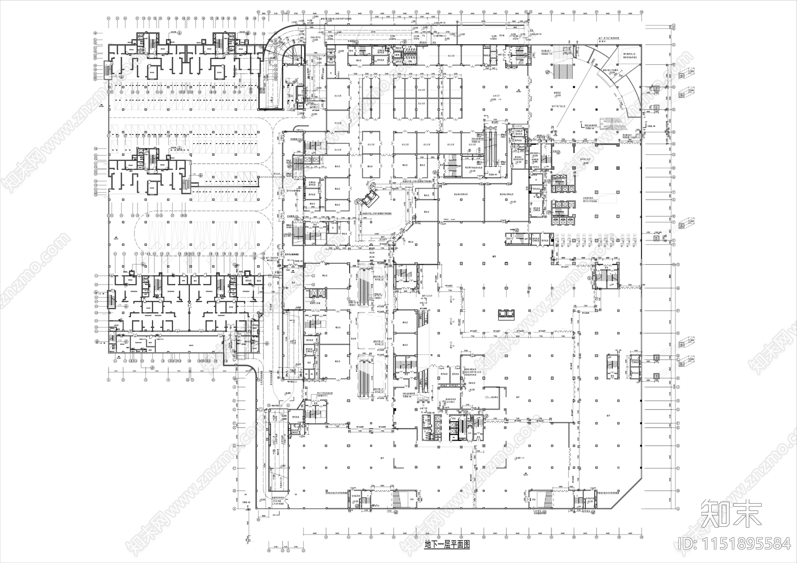 商业室内施工图cad施工图下载【ID:1151895584】