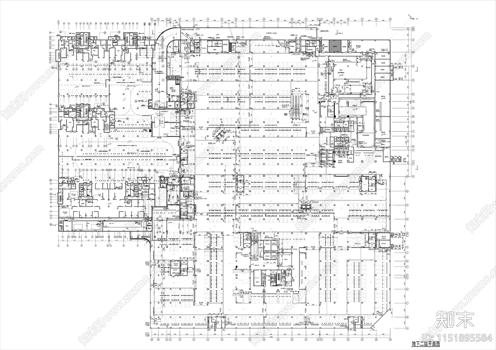 商业室内施工图cad施工图下载【ID:1151895584】