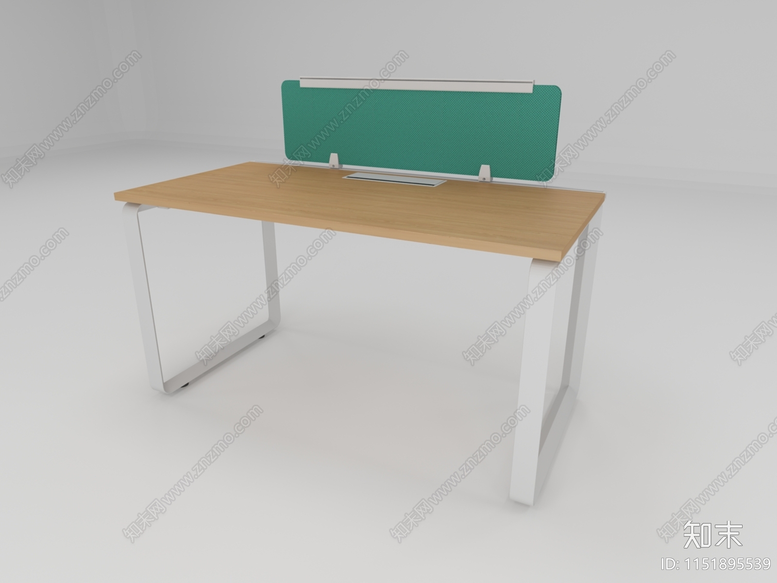 现代员工桌3D模型下载【ID:1151895539】