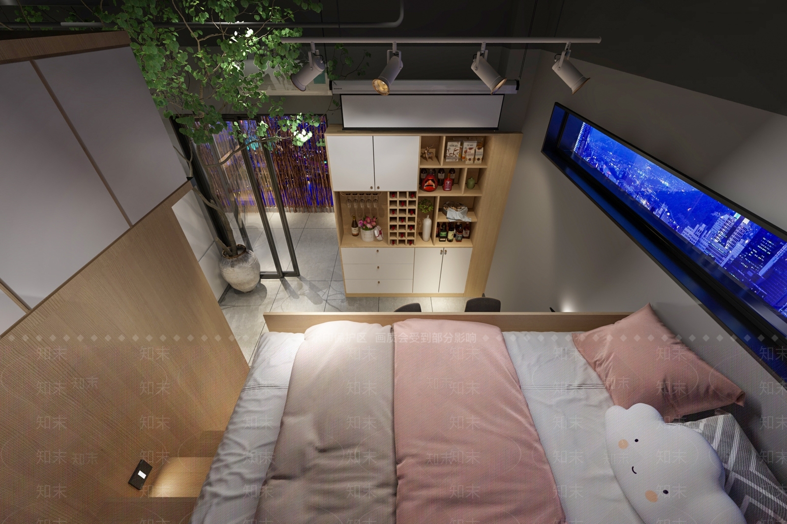 现代单身公寓3D模型下载【ID:1151910289】