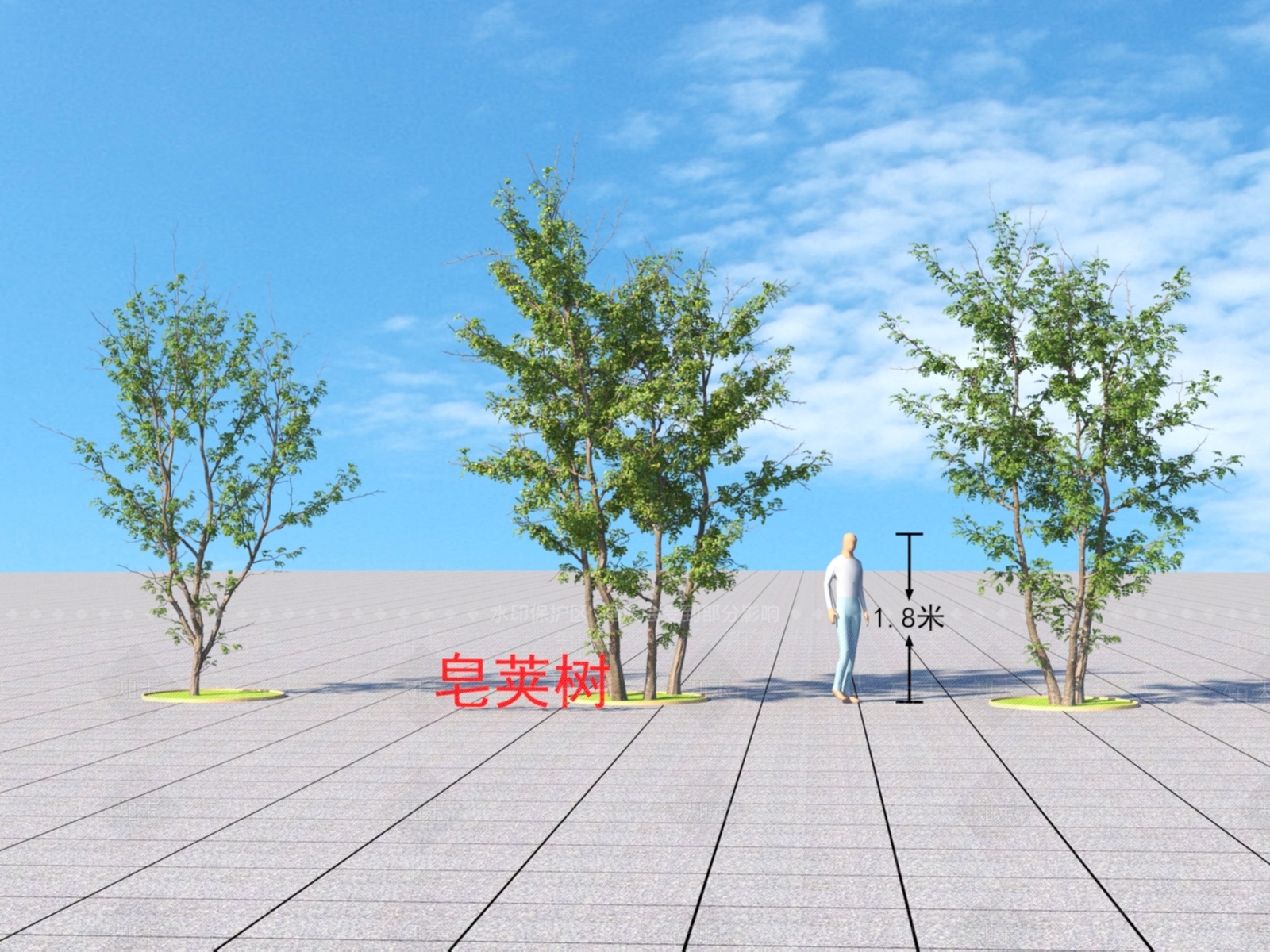 皂荚树3D模型下载【ID:1151904875】