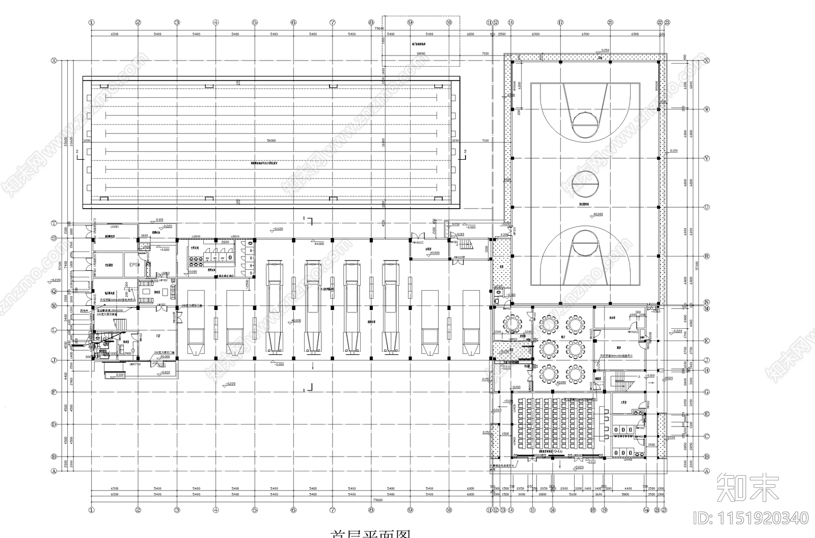 消防站整套建筑施工图下载【ID:1151920340】