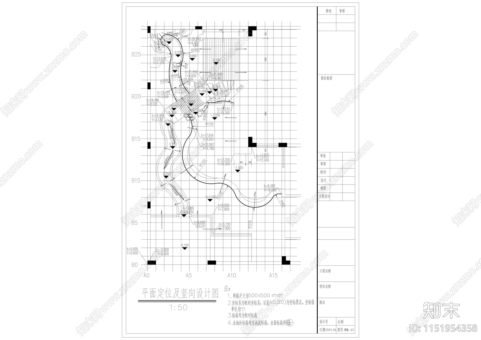 某别墅园林绿化景观cad施工图下载【ID:1151954358】