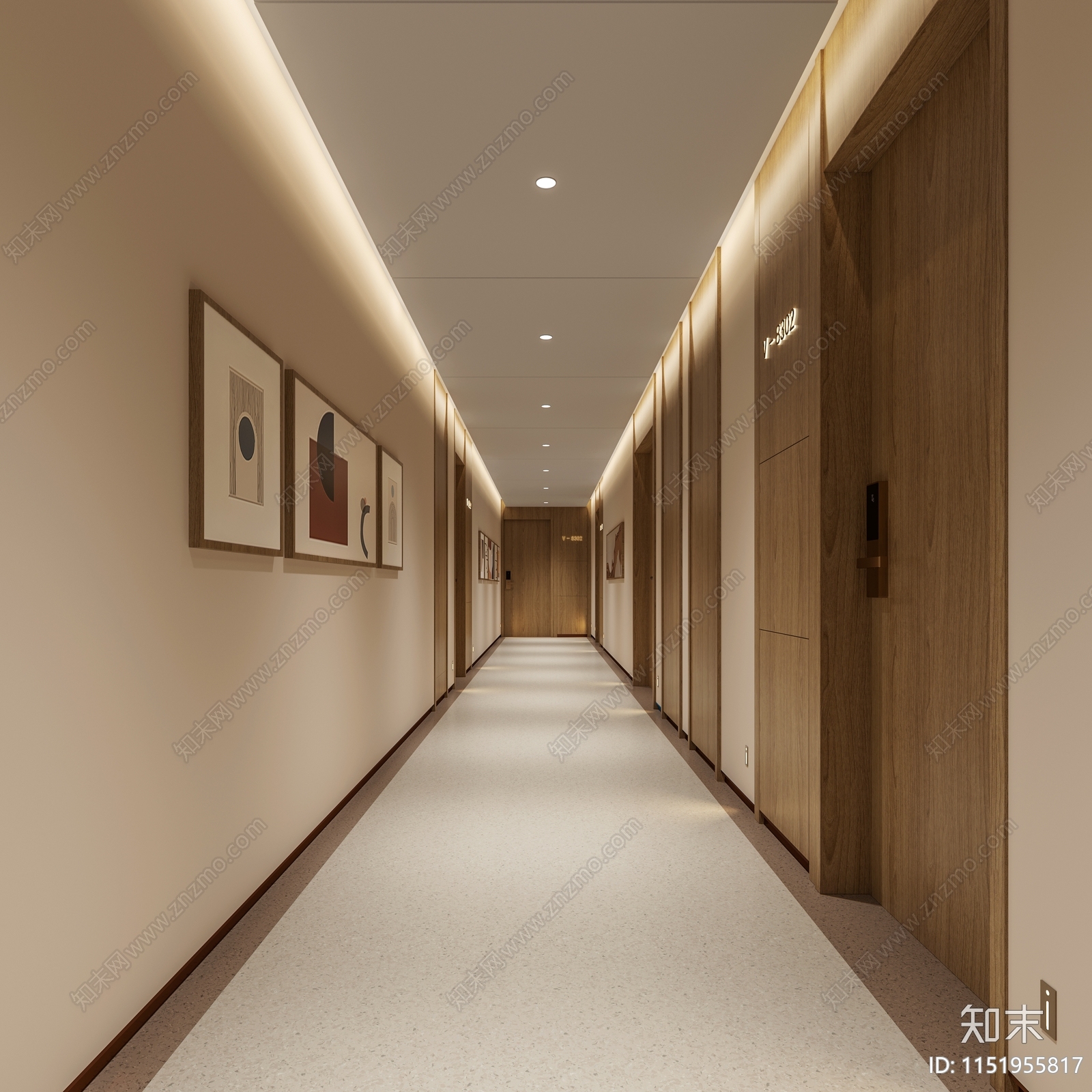 现代休息区3D模型下载【ID:1151955817】