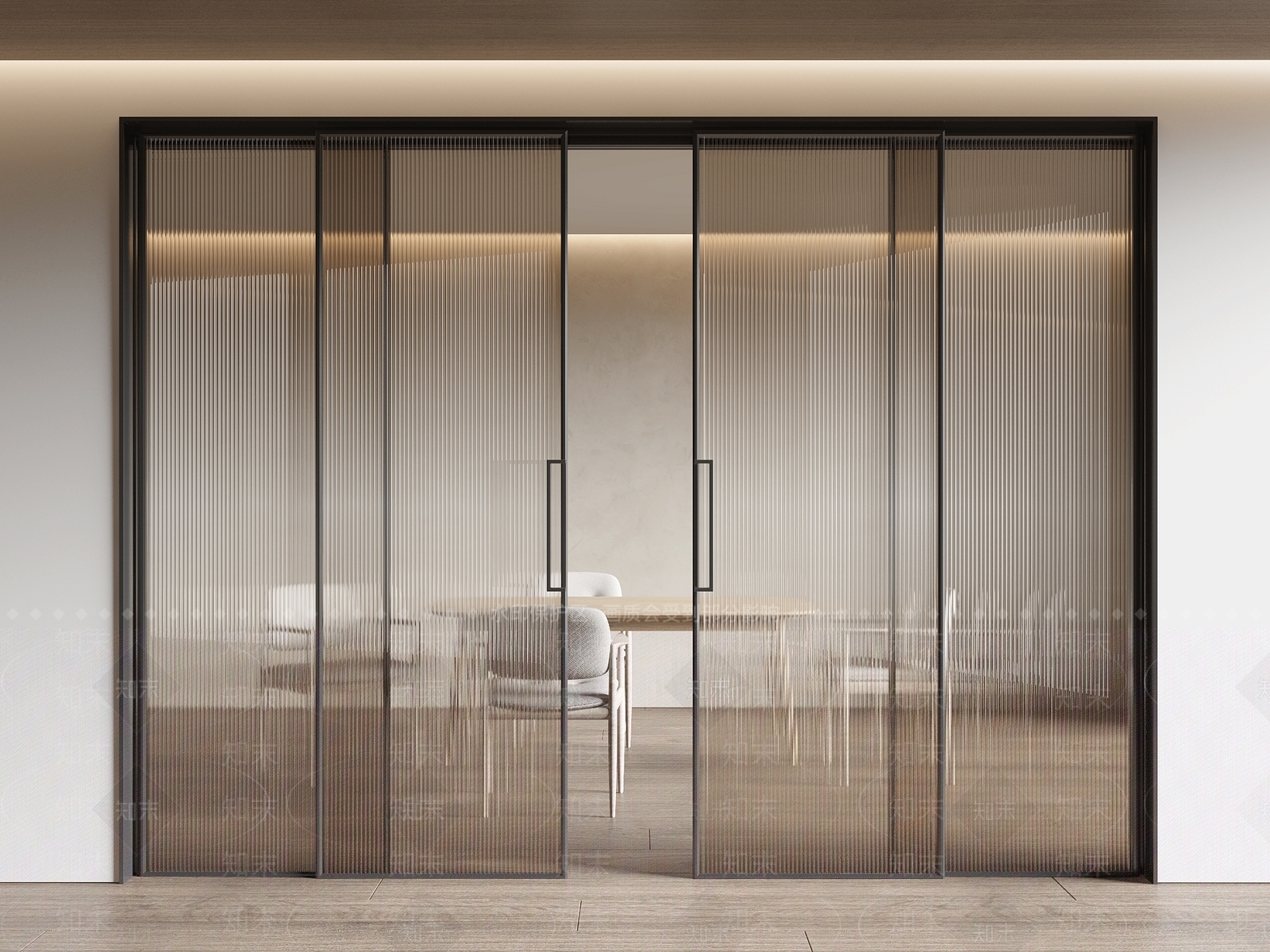 现代玻璃推拉门3D模型下载【ID:1151956260】