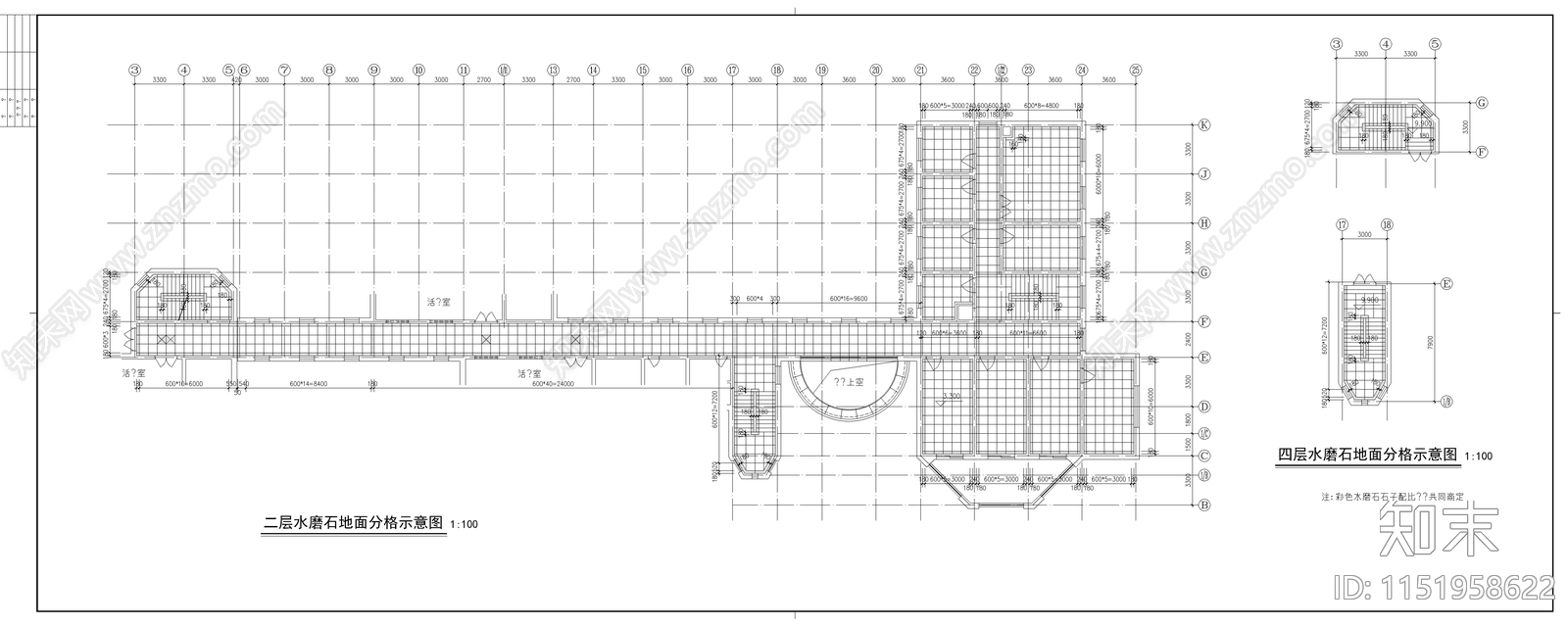 经典幼儿园建筑cad施工图下载【ID:1151958622】