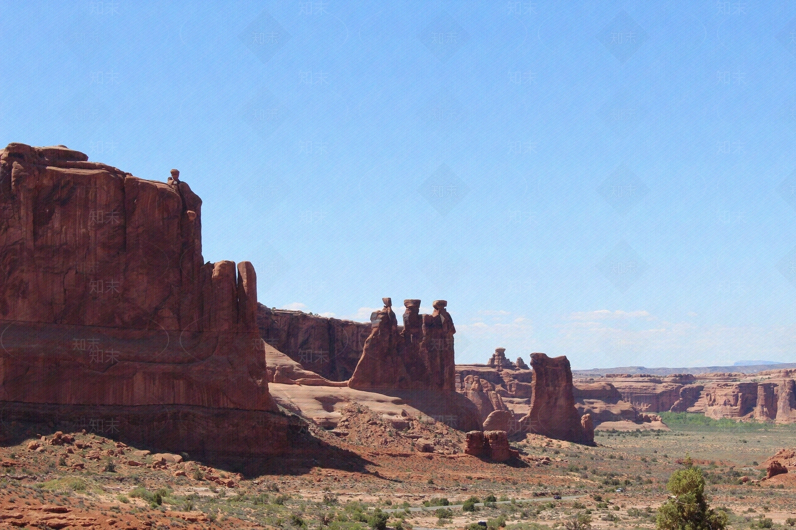 蓝天戈壁岩石山贴图下载【ID:1151958556】