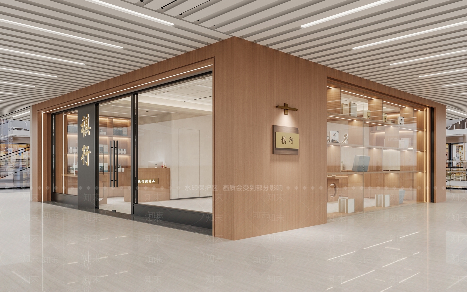 新中式茶叶店3D模型下载【ID:1151958714】