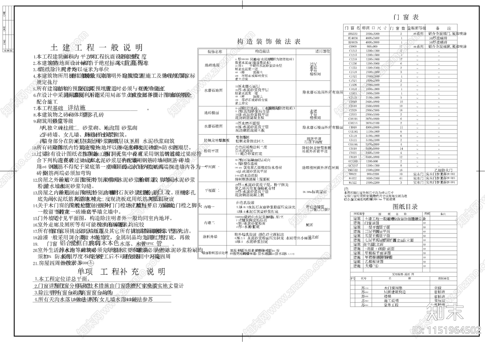 五层中学图书馆建筑cad施工图下载【ID:1151964502】