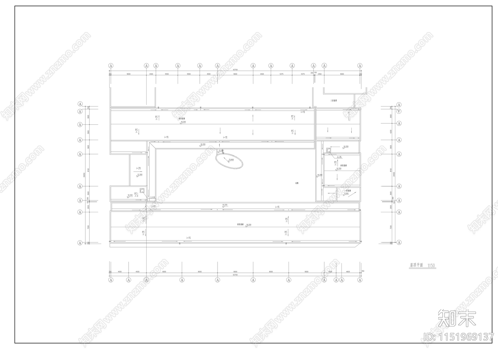 某小学教学楼建筑cad施工图下载【ID:1151969137】