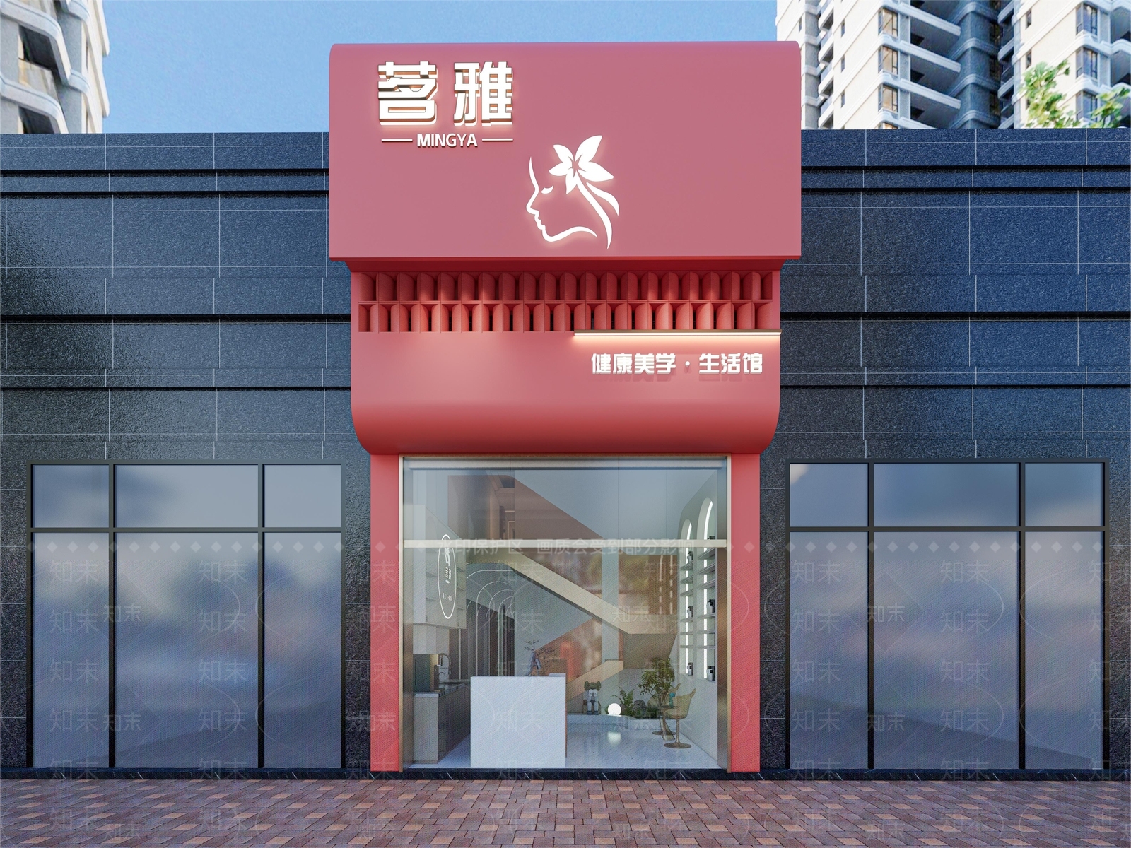 现代SPA会所SU模型下载【ID:1151976807】