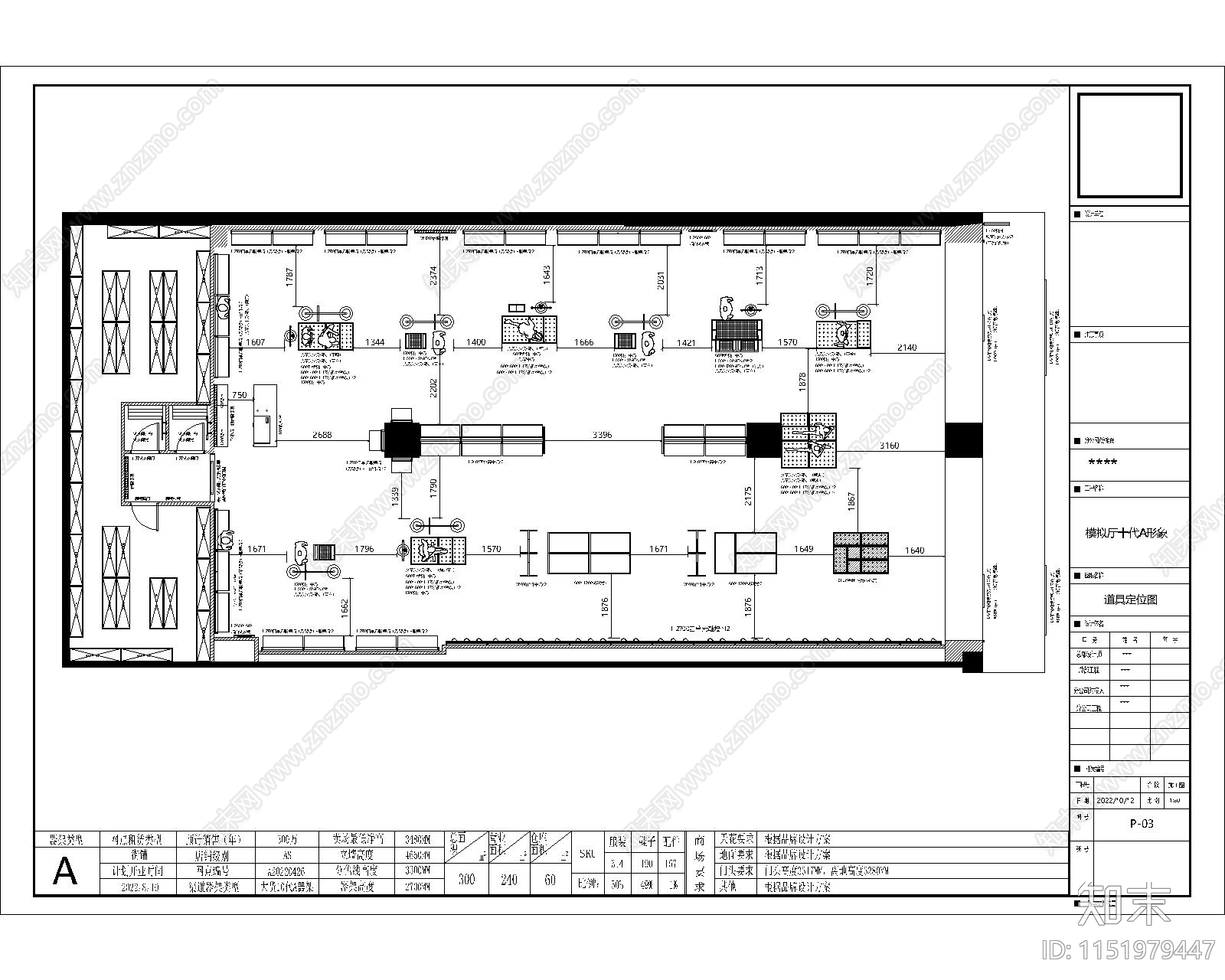 商业鞋服空间深化施工图cad施工图下载【ID:1151979447】