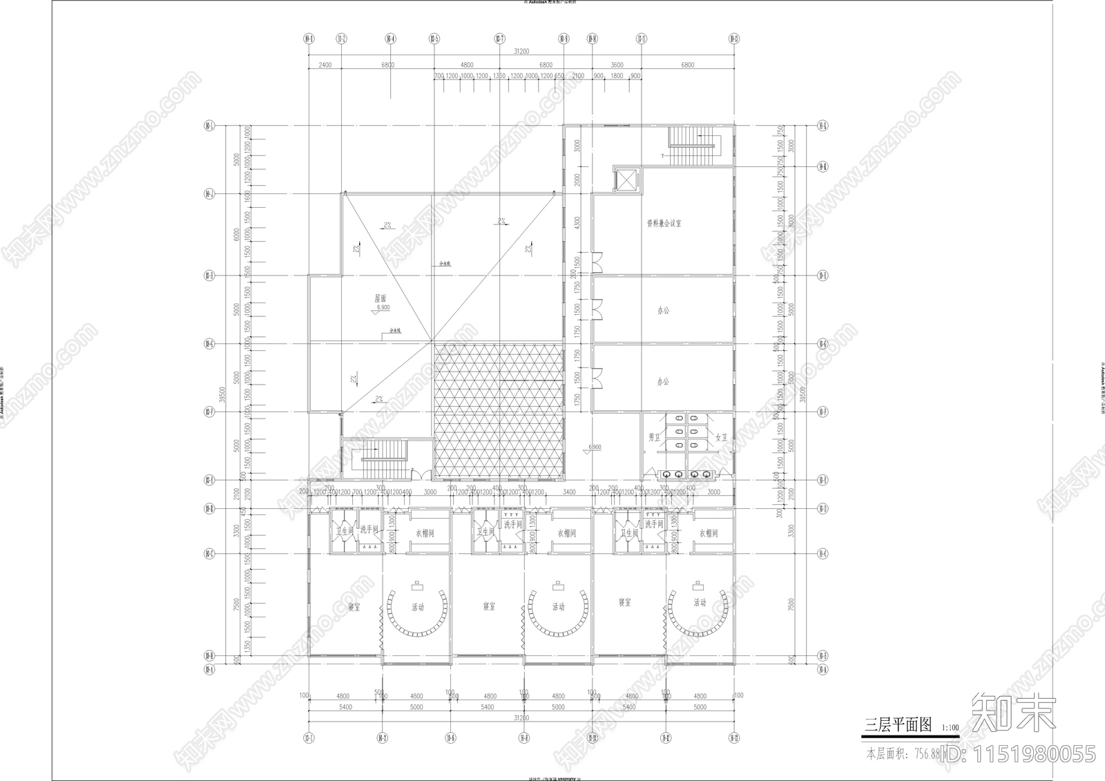 海德公园幼儿园平面布置图施工图下载【ID:1151980055】
