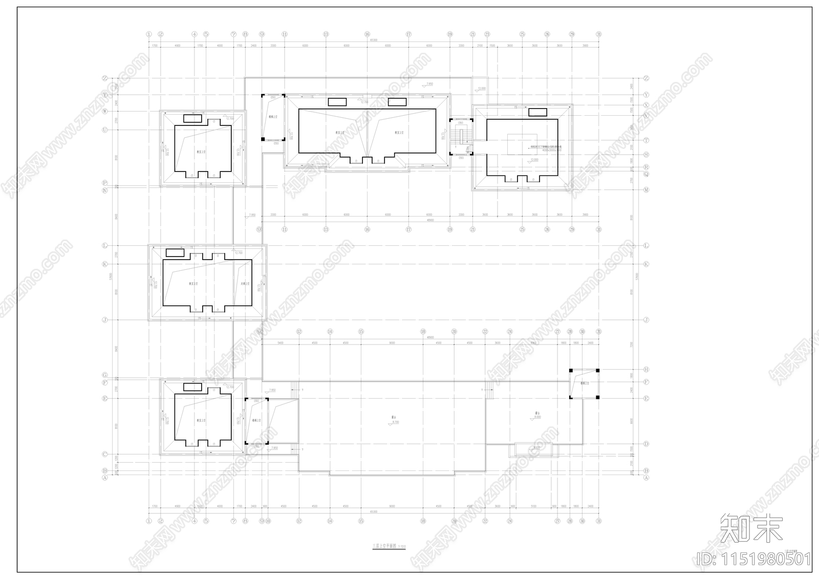 丽水市华侨国际幼儿园施工图cad施工图下载【ID:1151980501】