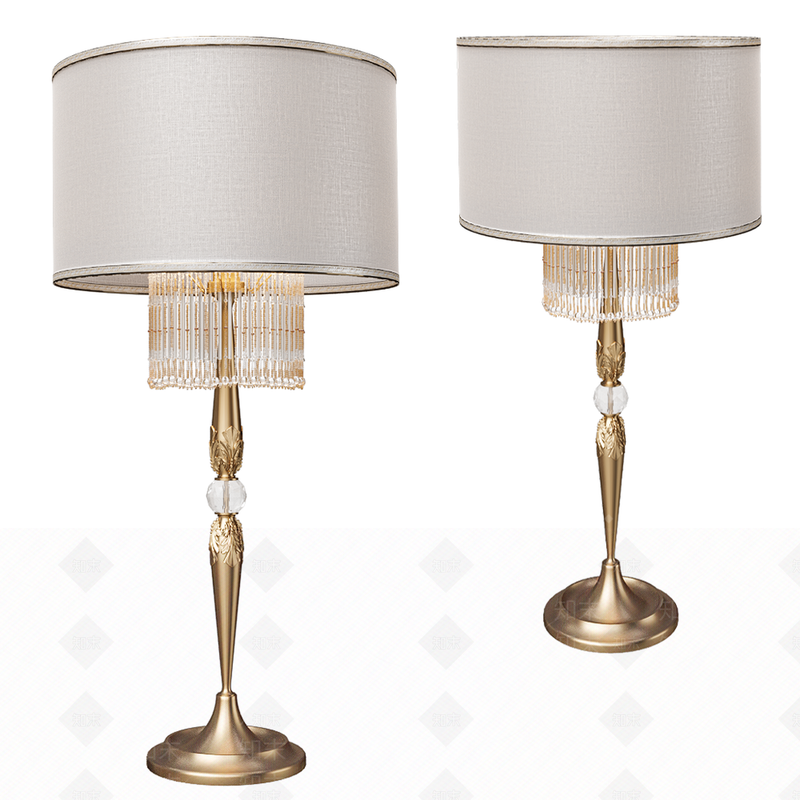 欧式台灯SU模型下载【ID:1151981757】