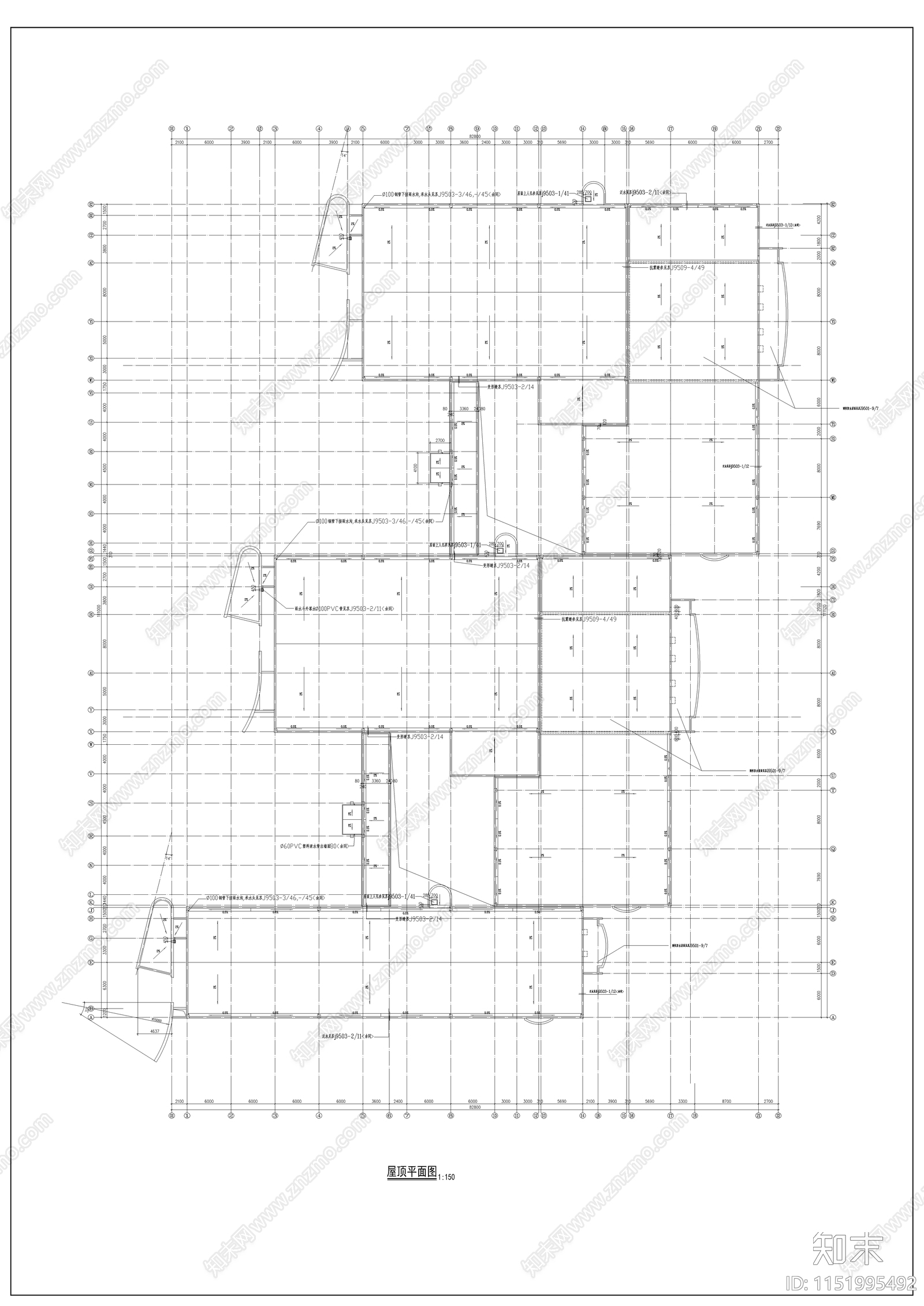 某学校高中餐厅施工图cad施工图下载【ID:1151995492】