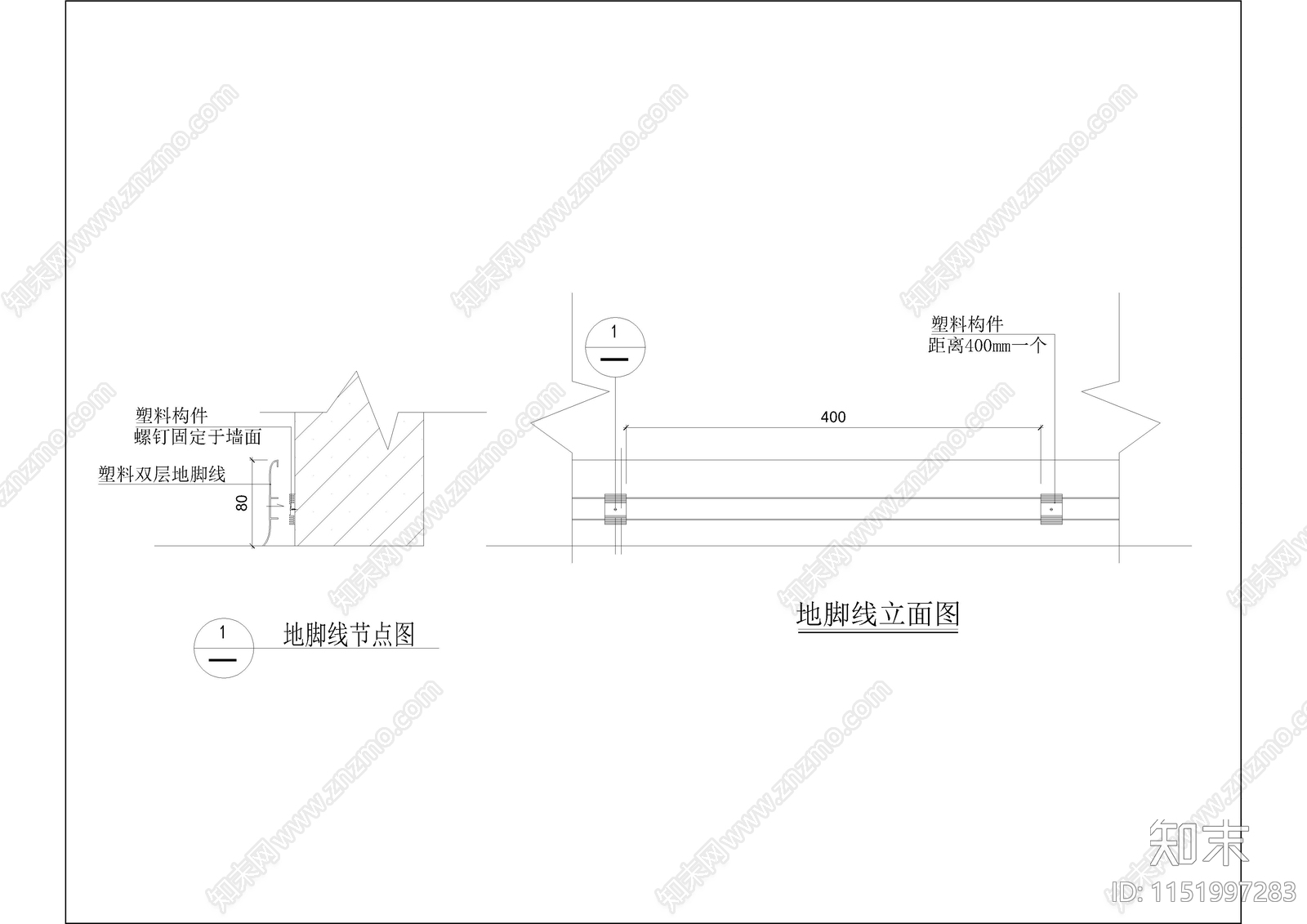 某酒店公区客房节点大样施工图下载【ID:1151997283】