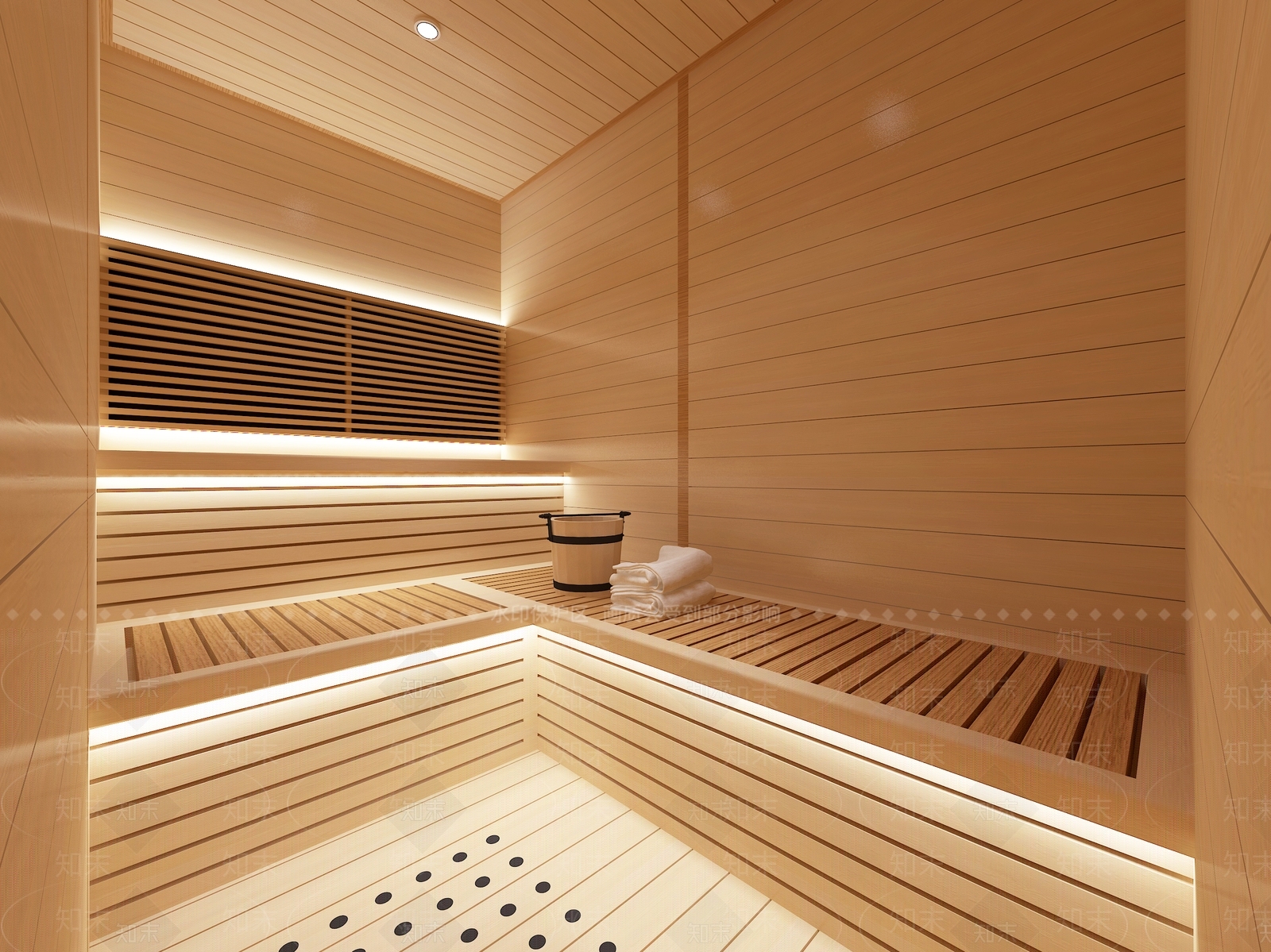 现代洗浴中心3D模型下载【ID:1152001111】