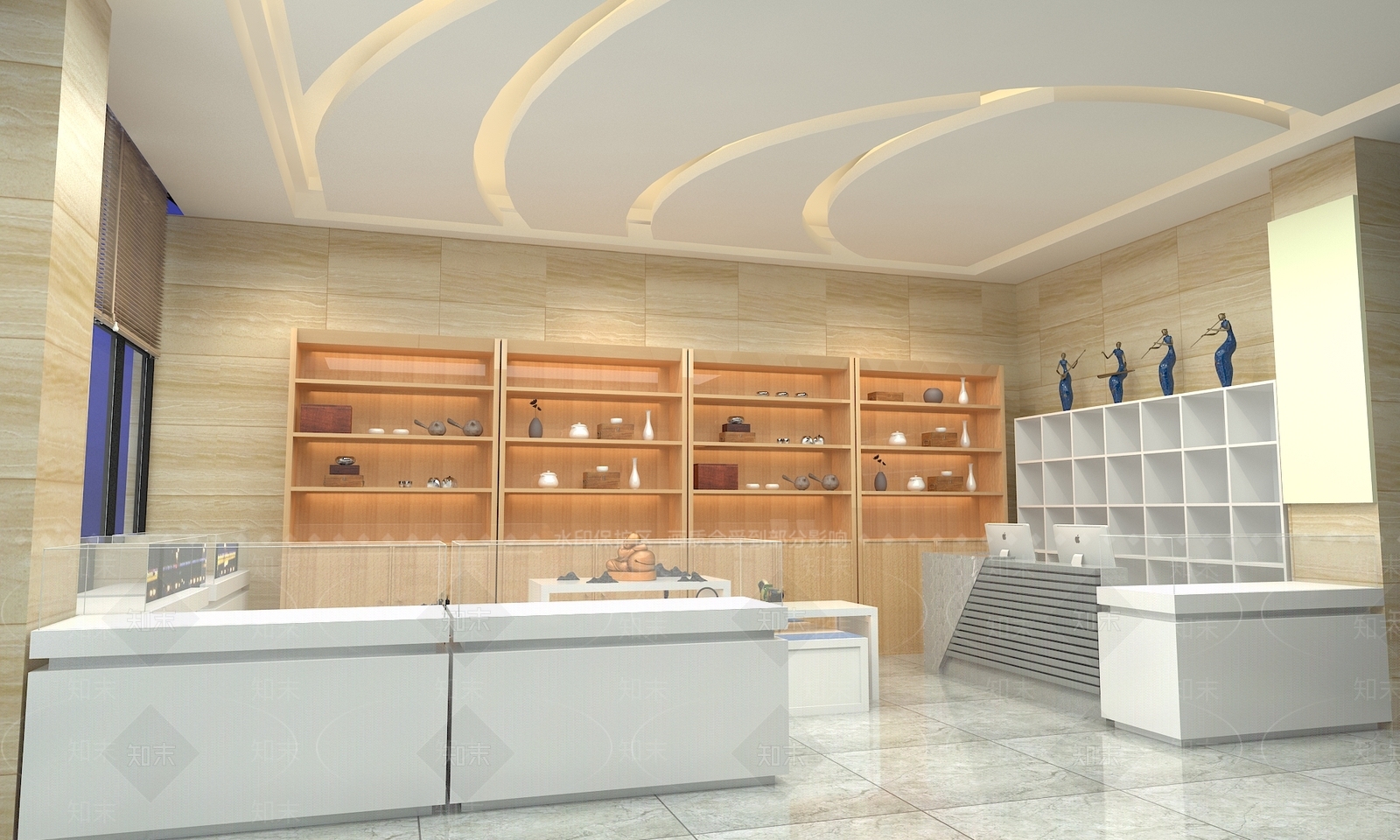 现代玩具礼品店3D模型下载【ID:1152001686】