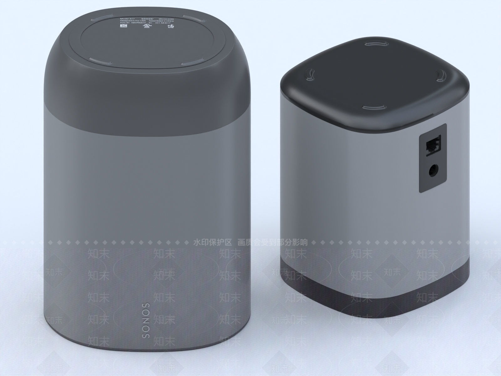 智能音箱3D模型下载【ID:1152001621】