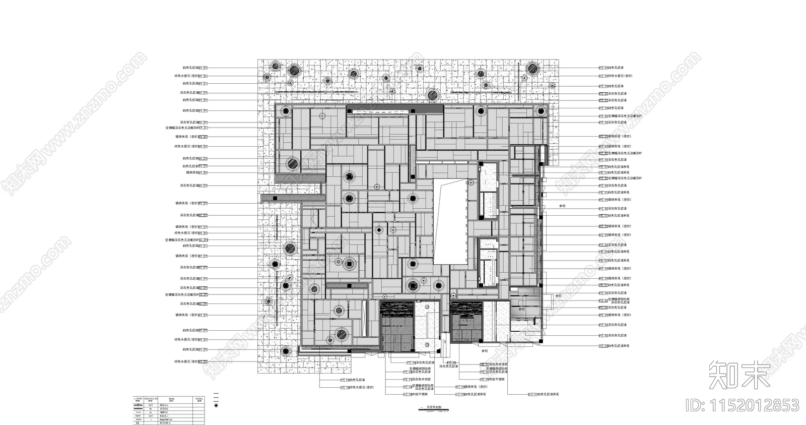 方直谷仓府深圳售楼处cad施工图下载【ID:1152012853】