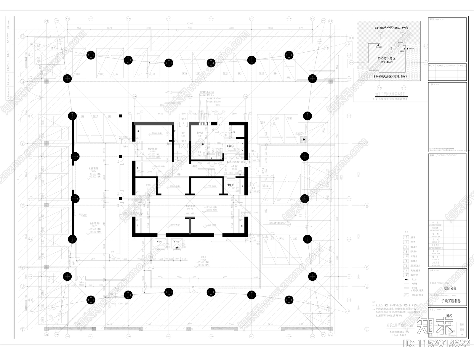 南充绿地超高层办公楼建筑cad施工图下载【ID:1152013822】