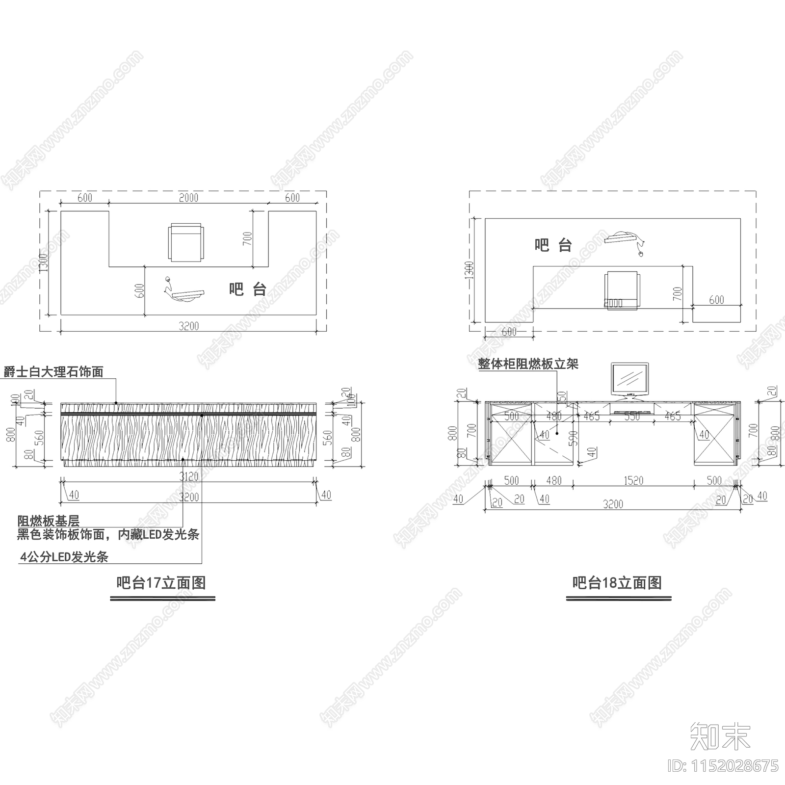 奶油风楚门樱舍服装店室内工装cad施工图下载【ID:1152028675】