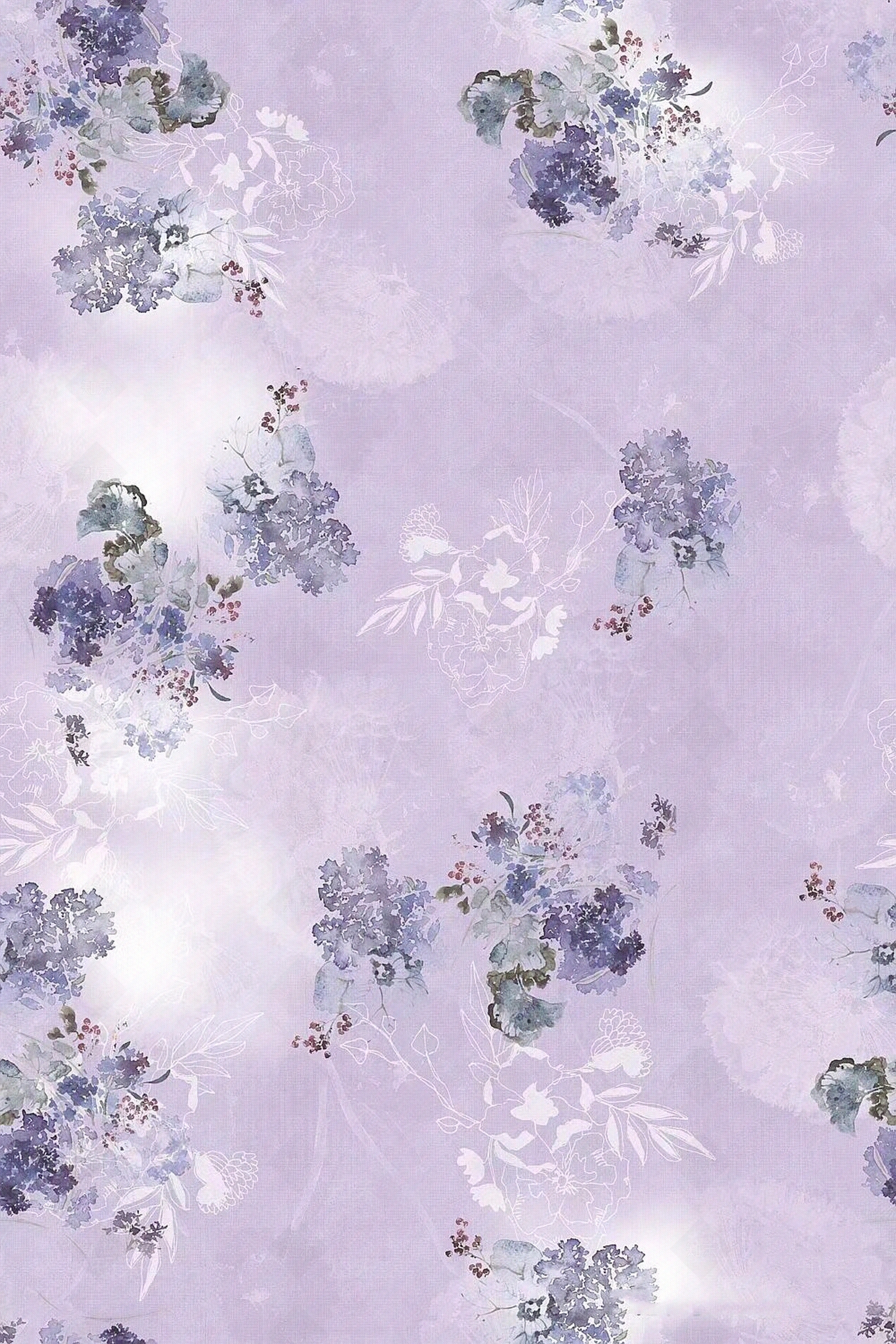 现代紫色印花壁纸贴图下载【ID:1152029616】