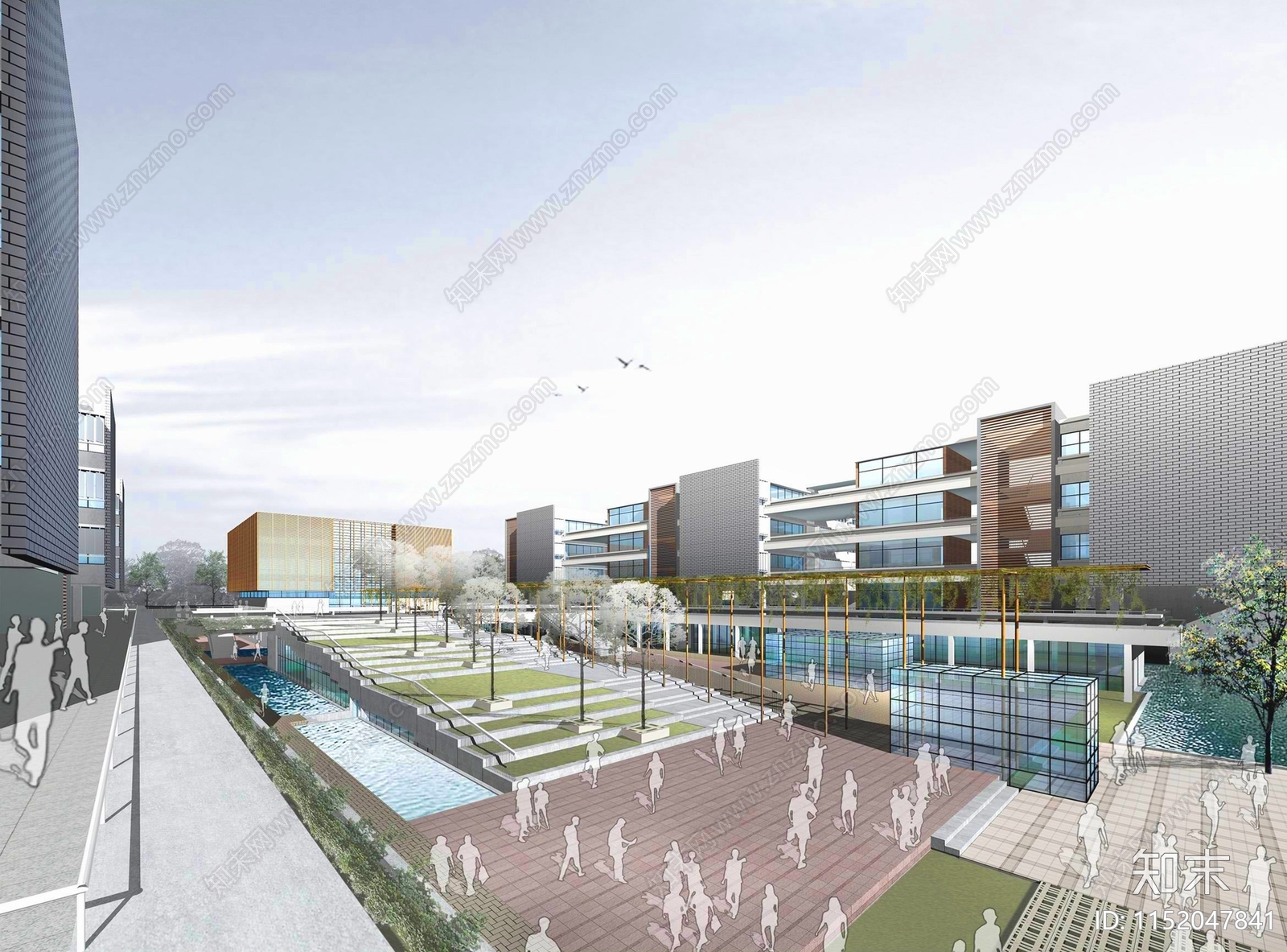 深圳湾中学中标方案施工图下载【ID:1152047841】