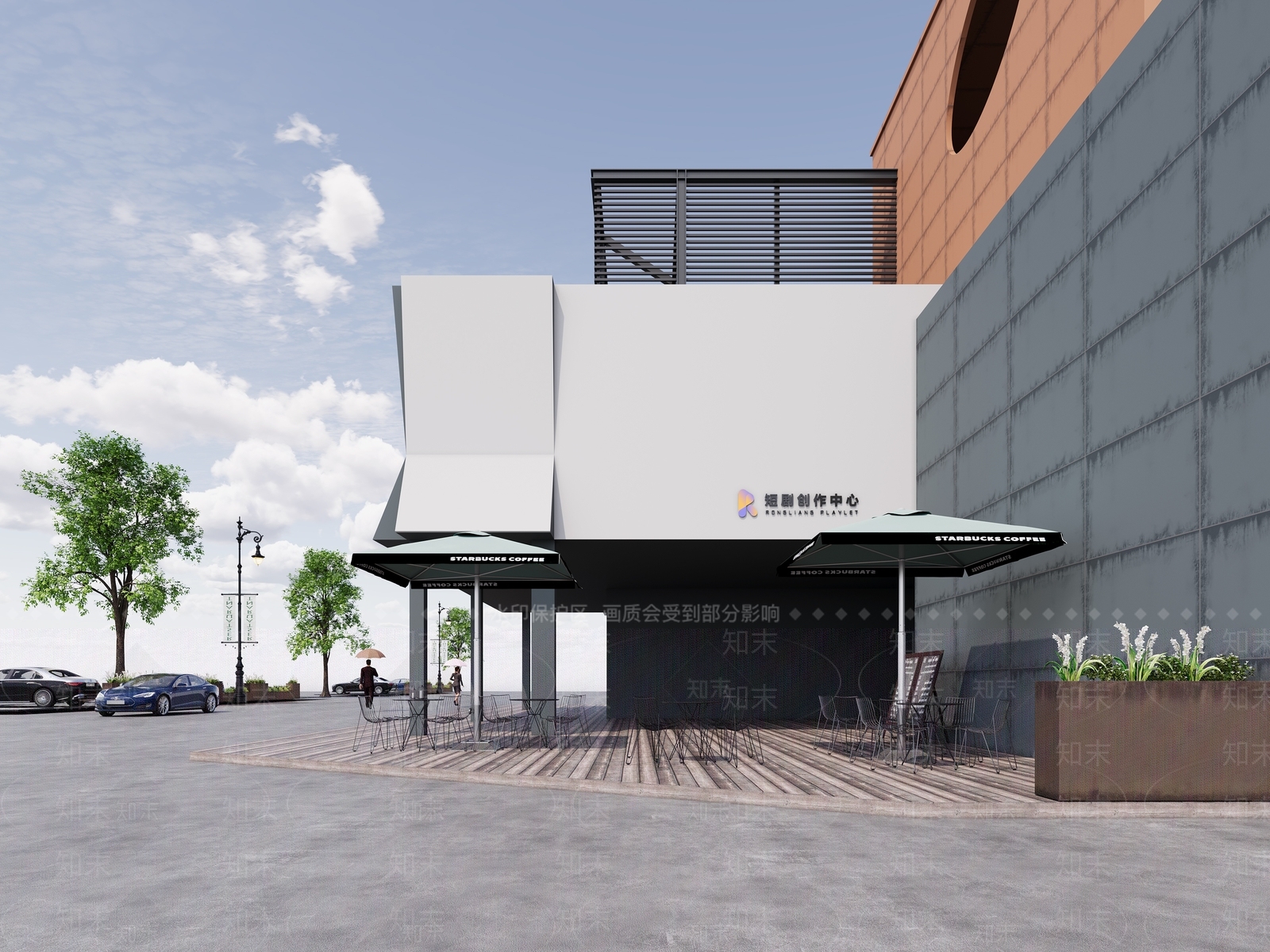 现代门头门面3D模型下载【ID:1152050726】