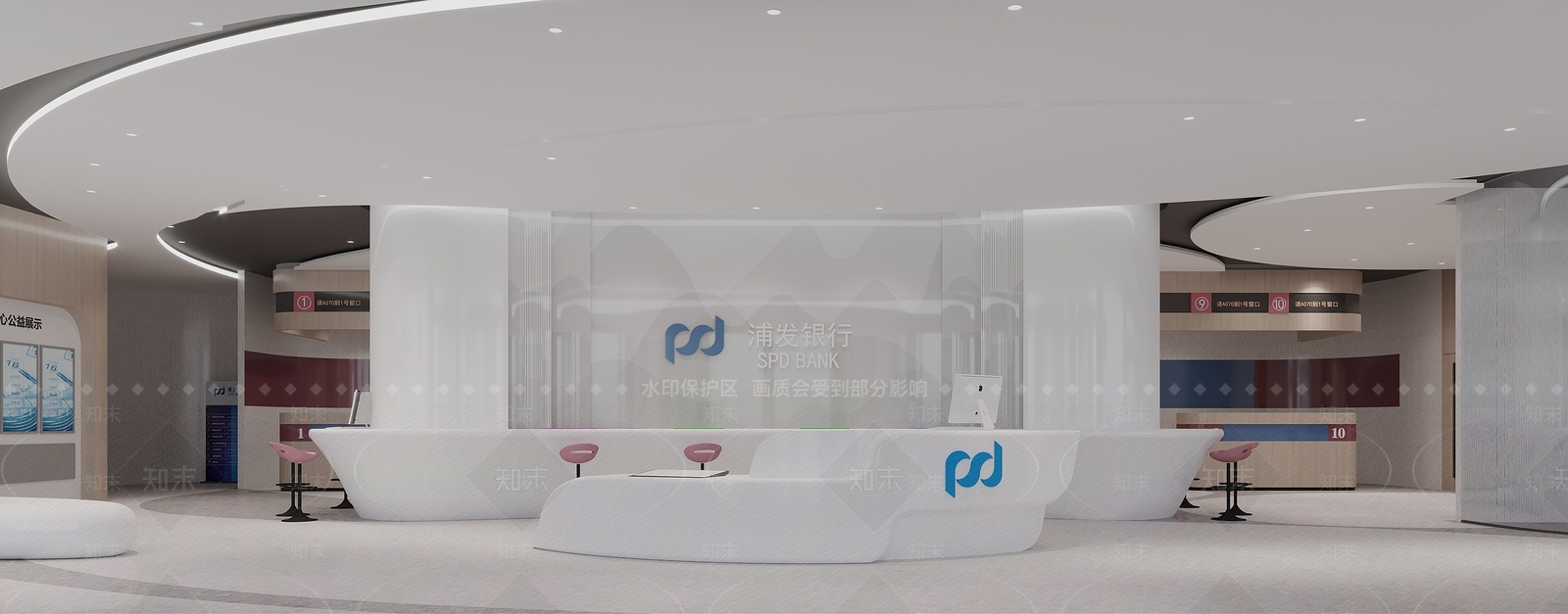 现代银行3D模型下载【ID:1152054541】