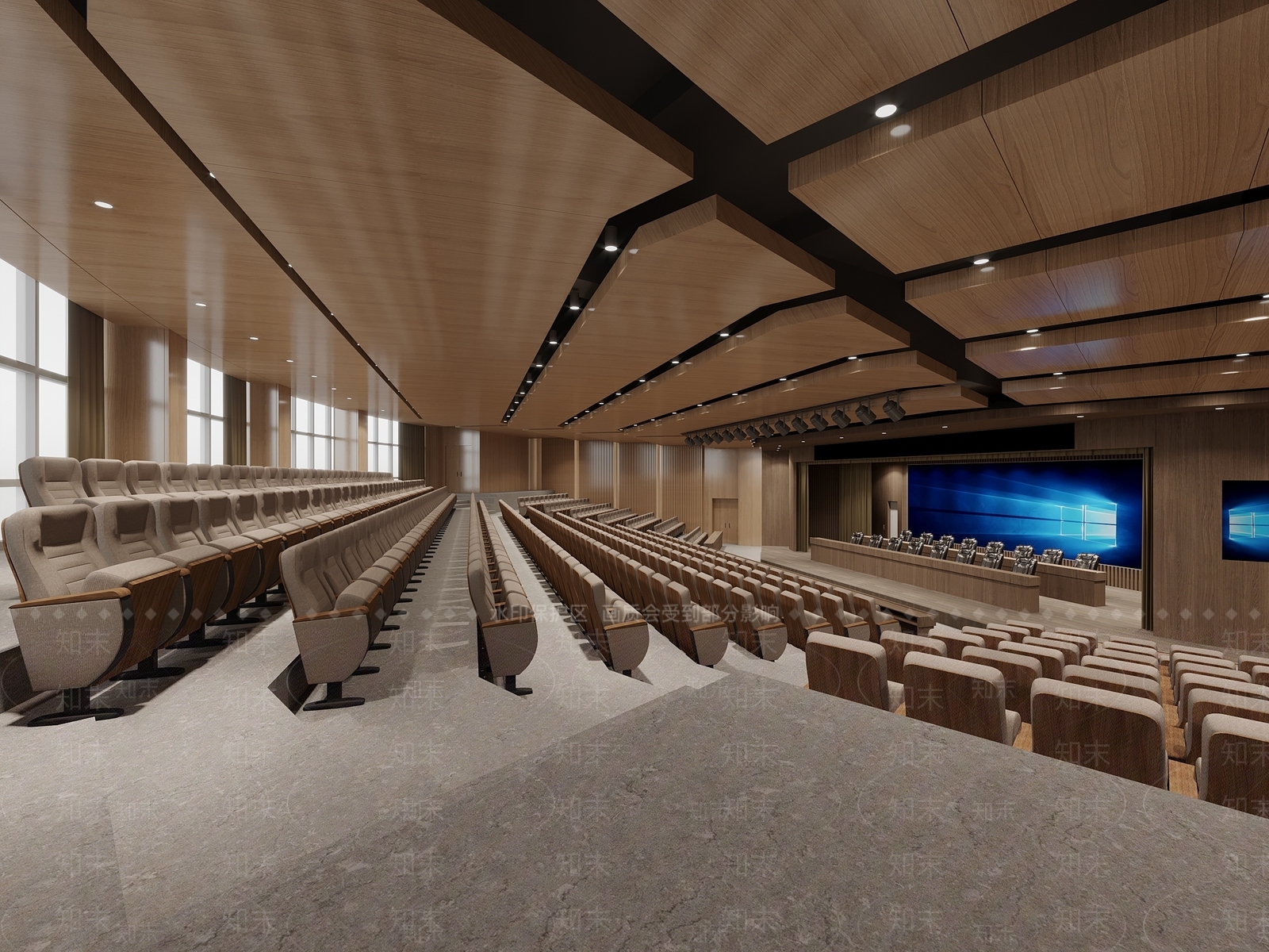 现代报告厅3D模型下载【ID:1152055751】