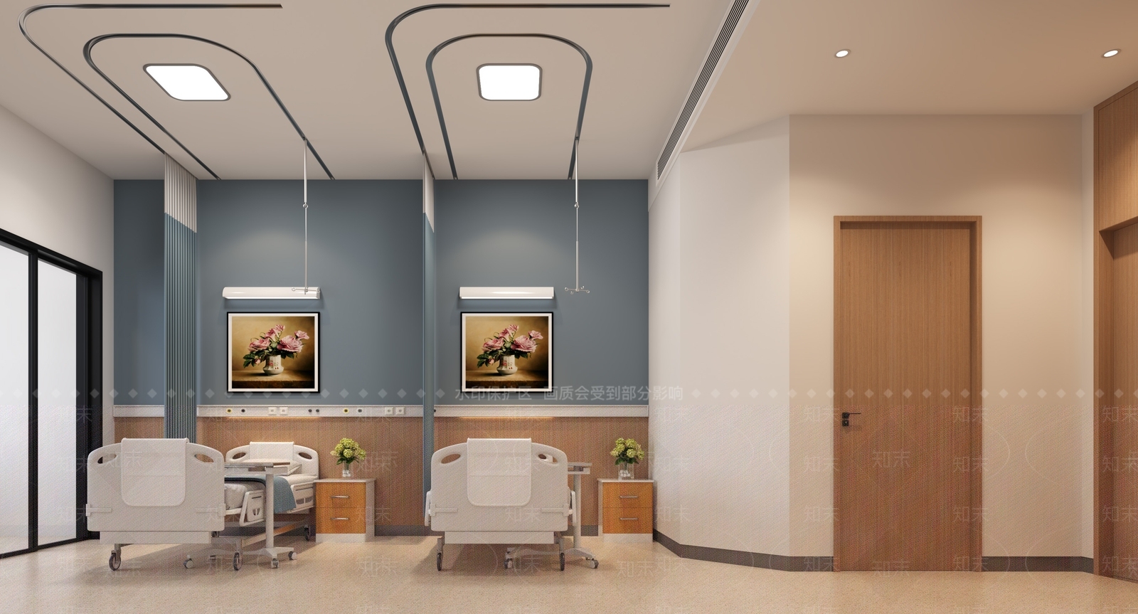 现代病房3D模型下载【ID:1152062508】