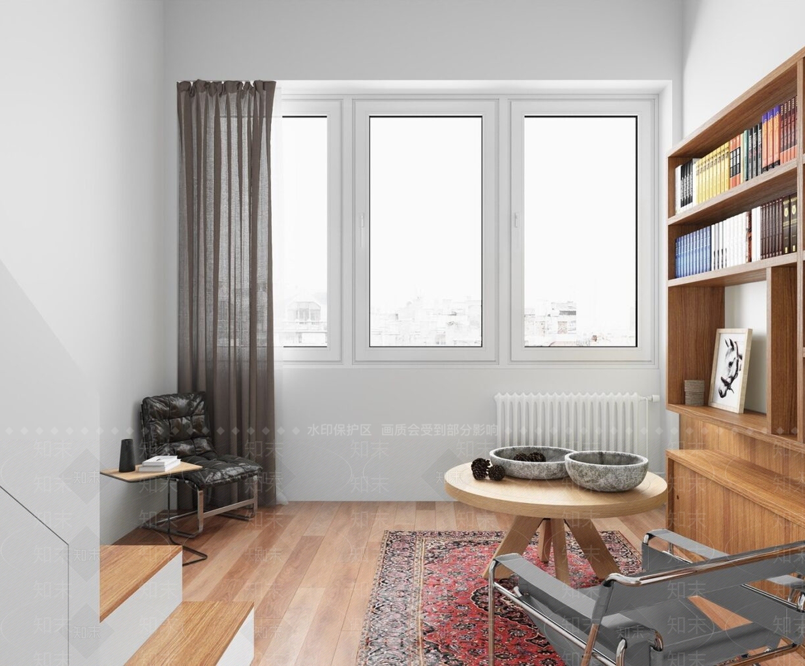 现代单身公寓3D模型下载【ID:1152067561】